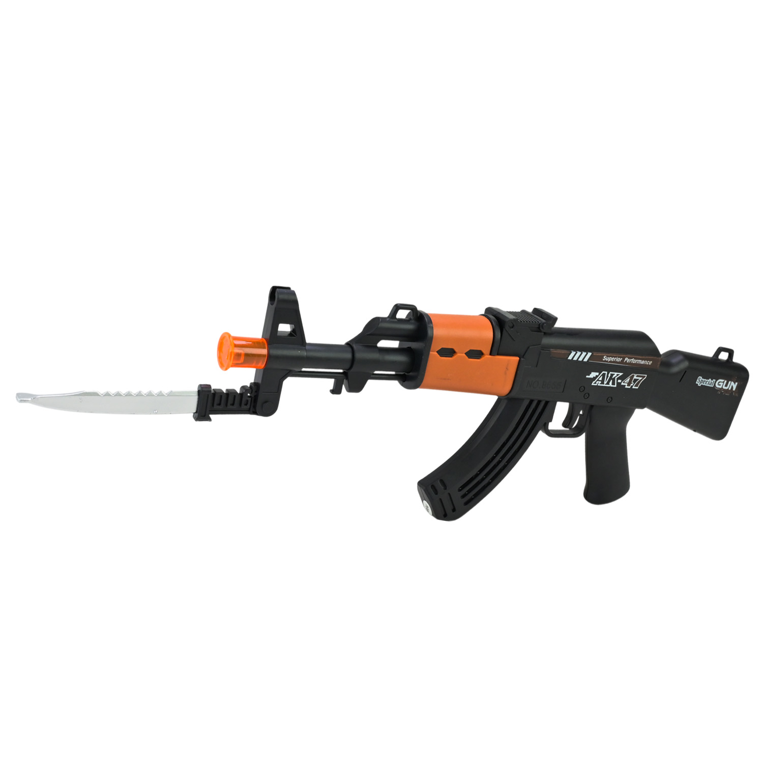 Автомат 8655 (96шт/2) батар., світло короб. 35*3*13 см