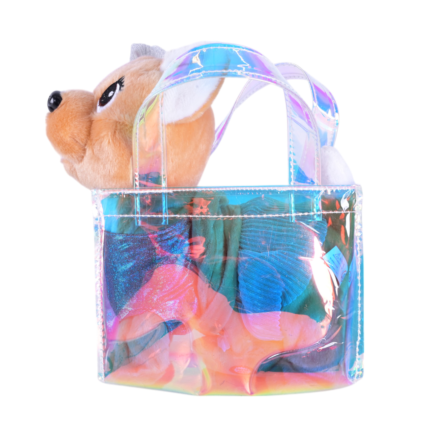 М'яка інтерактивна арт. C2201 (40шт/2) музична собачка на повідку 29х12х28 см, 3 види,сумка 20х12х27 см