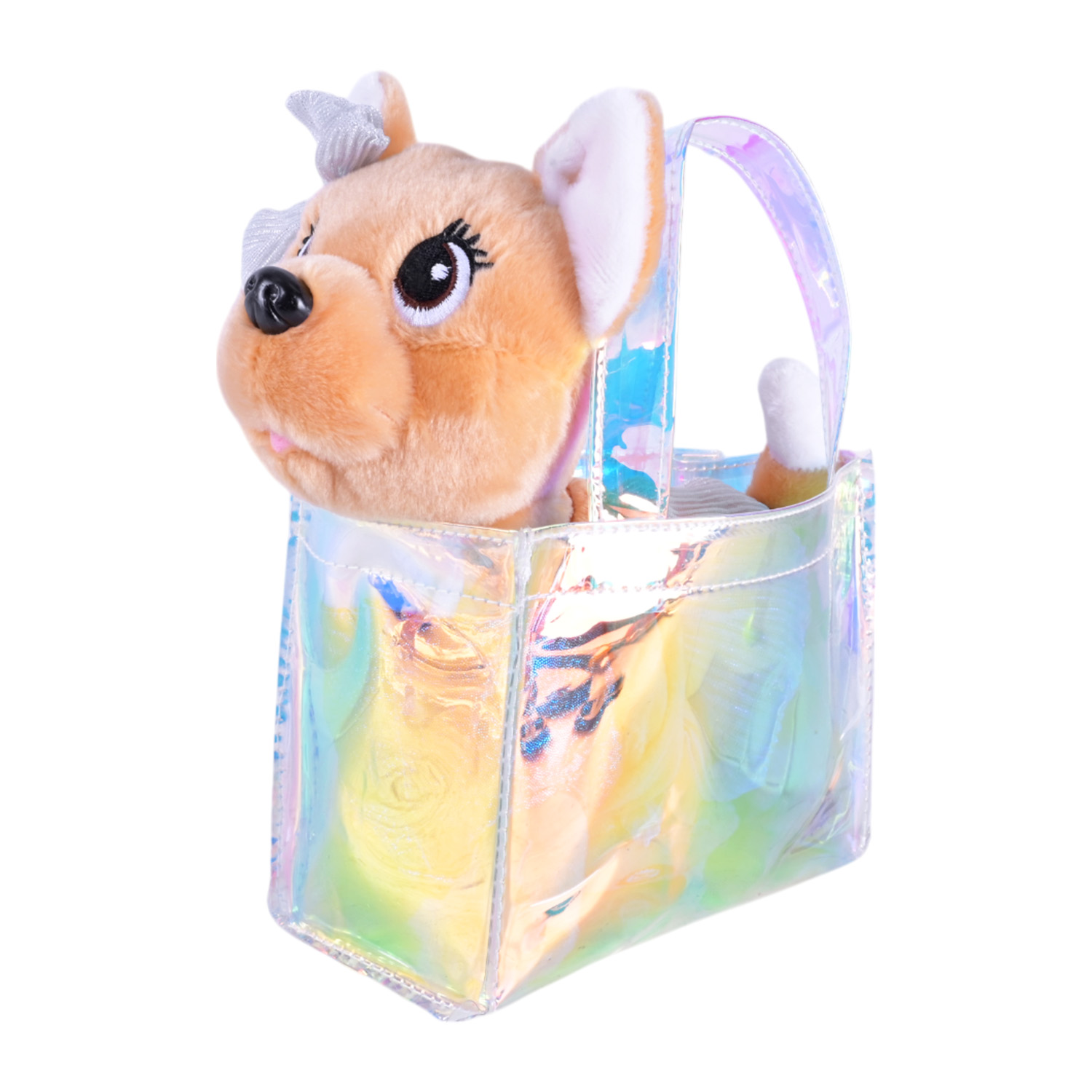 М'яка інтерактивна арт. C2201 (40шт/2) музична собачка на повідку 29х12х28 см, 3 види,сумка 20х12х27 см