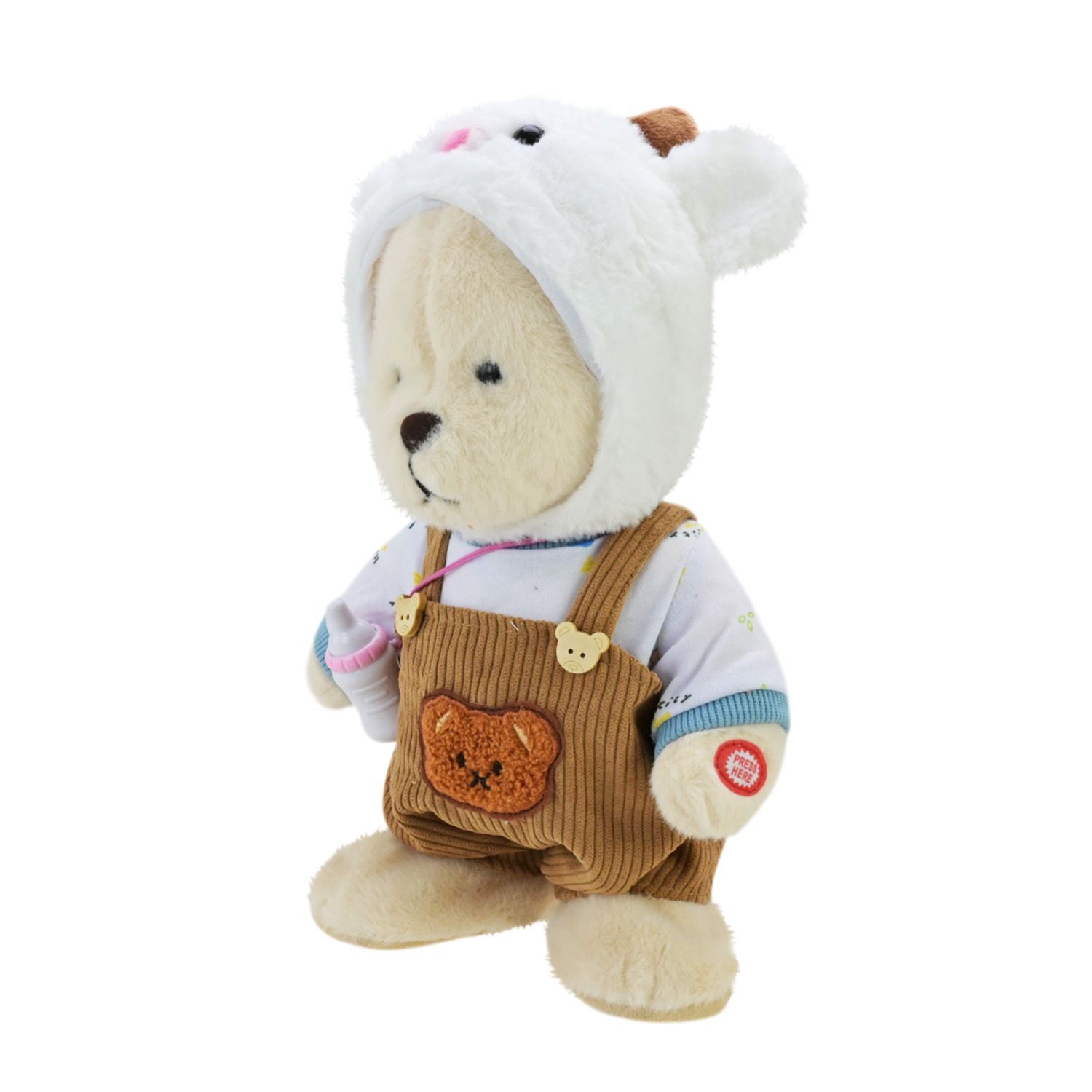 М'яка інтерактивна арт. C2203 (60шт) ведмежа муз, повтор голосу, 2 види