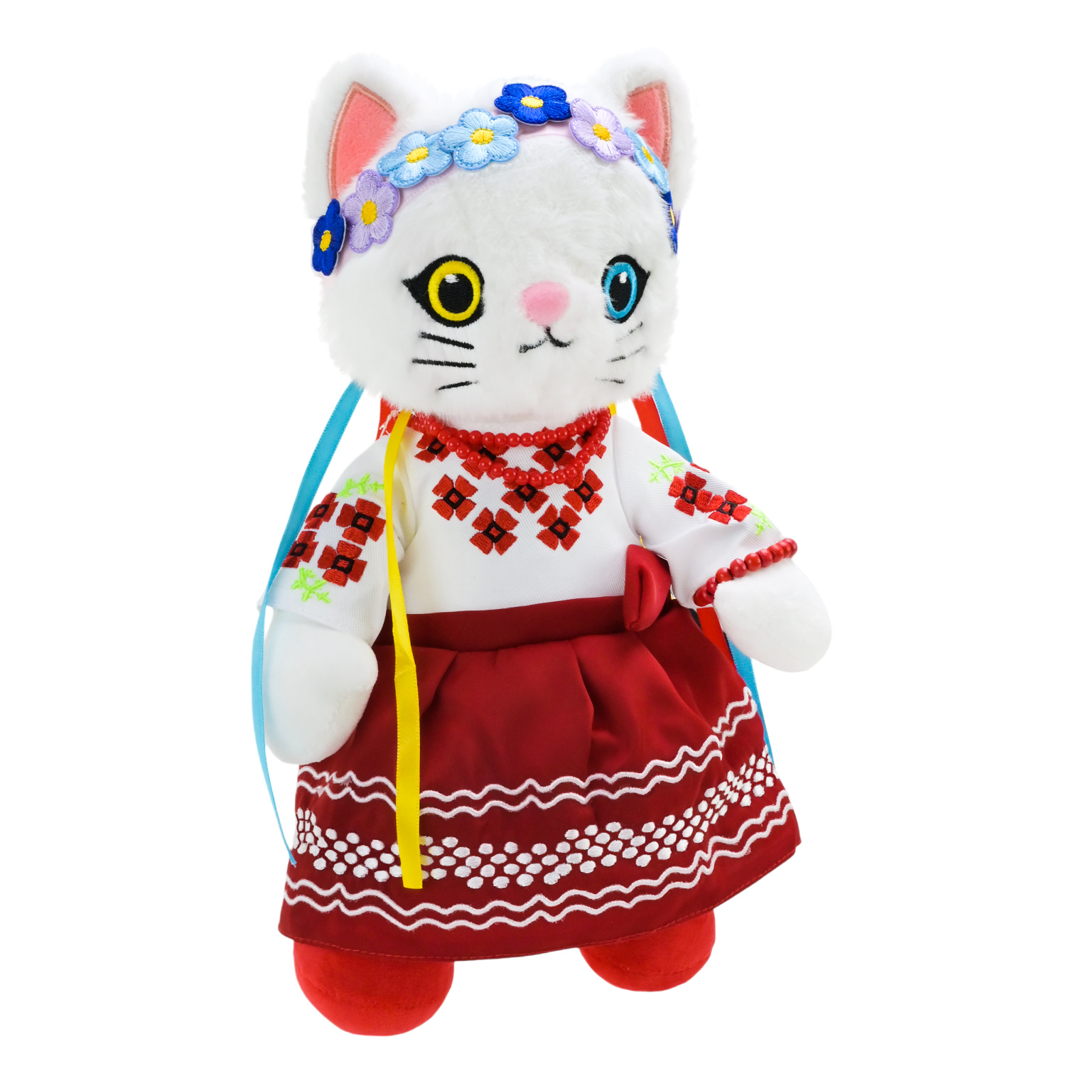 Мягкая игрушка кошка украиночка PL8242ua (50шт) 31см