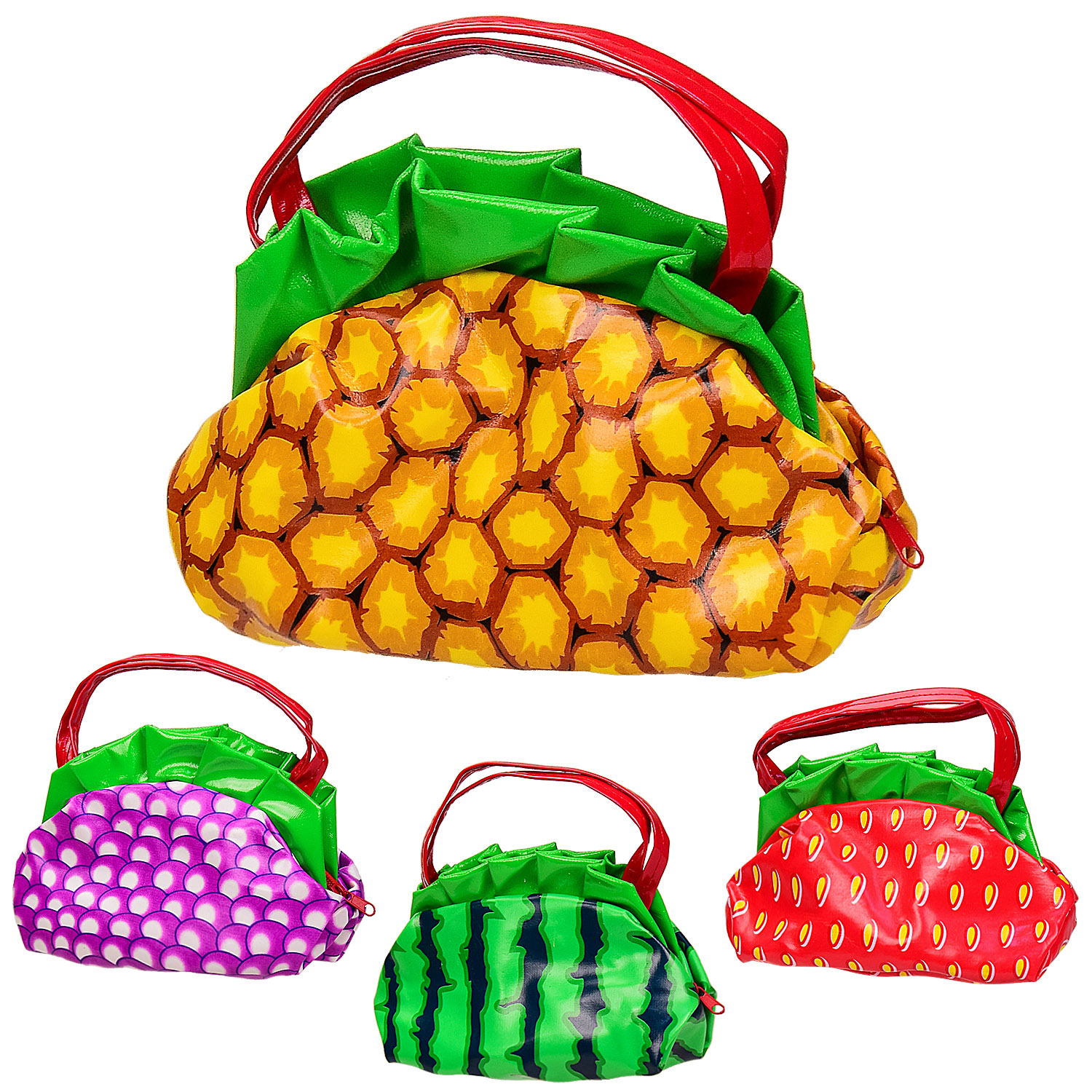 Сумка "Фрукти" арт. 604/603/602/601 (480шт/4) 4 види, пакет.