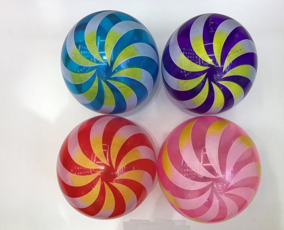 М'яч гумовий арт. RB24152 (500шт) 9", 60 грам, 4 кольори