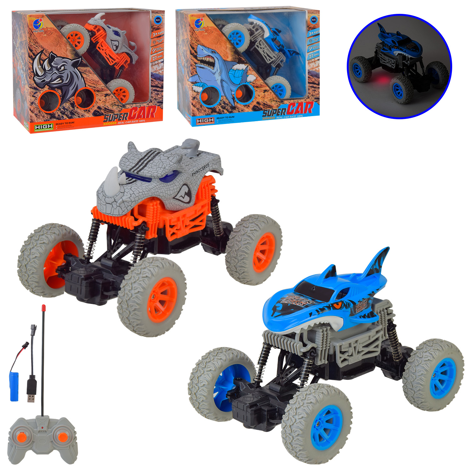 Машина р/к арт. KQX-525A (24шт/2)  акум., 2 кольора, короб. 20*13*11,8см