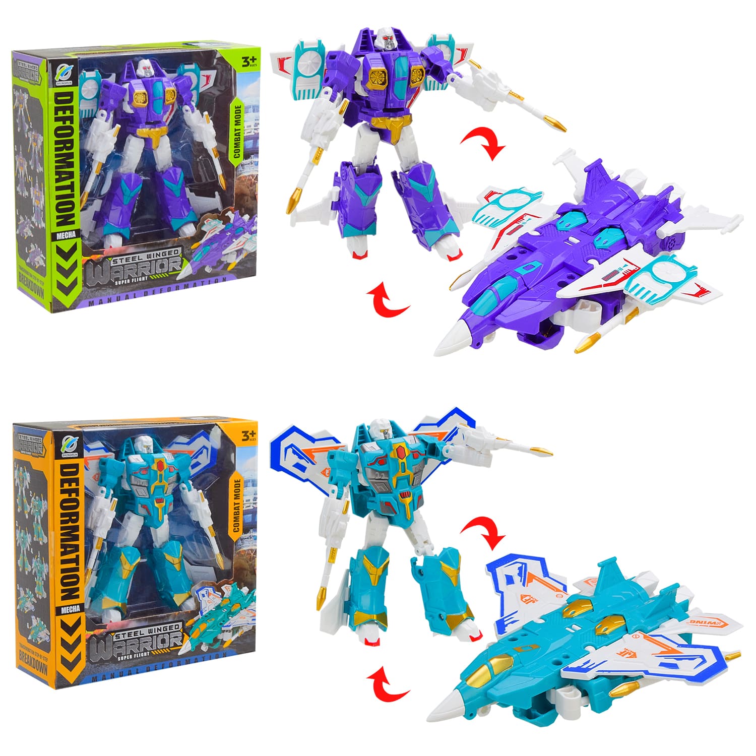 Трансформер арт.168-66 (72шт/2) 2 кольори,короб. 19,8*19*7см