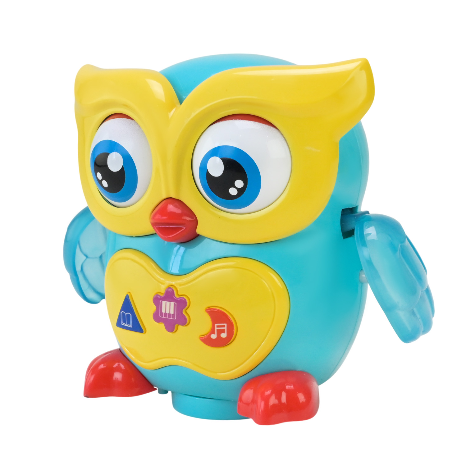 Сова муз.арт. PL-724-55 (48шт/2) "Грайся та навчайся"світ., батар., у короб 14.5*12.5*17.5 см