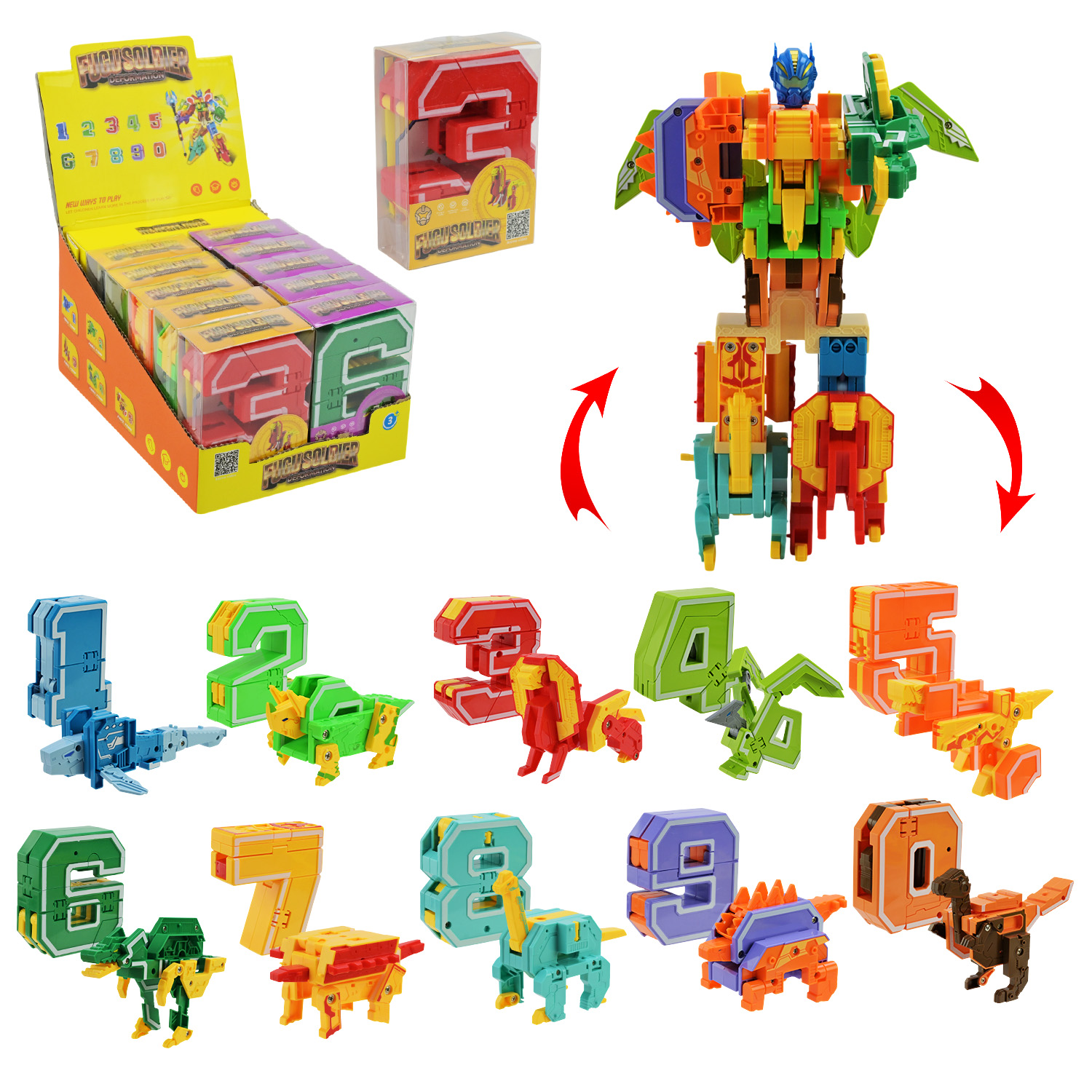 Трансформер арт. 188-199Y (320шт/4)  10шт короб. 7*3*9 см, у дисплей боксі 20*14*10 см