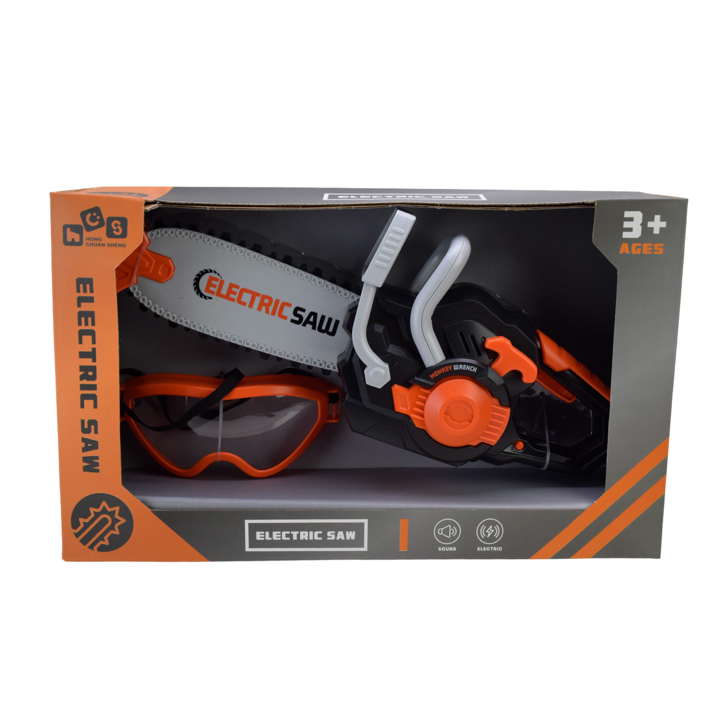 Инструменты арт.778-2 (36шт/2) бензопила,батар.,свет,звук,в коробке 34,3*20,6*9см