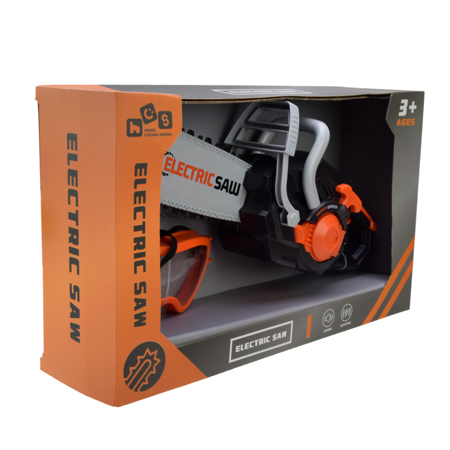 Инструменты арт.778-2 (36шт/2) бензопила,батар.,свет,звук,в коробке 34,3*20,6*9см