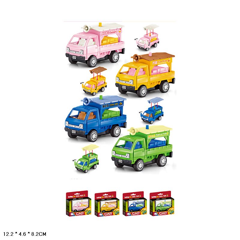 Машина мет арт. 007 (320шт/2) 4 кольори,короб. 12,2*4,6*8,2см