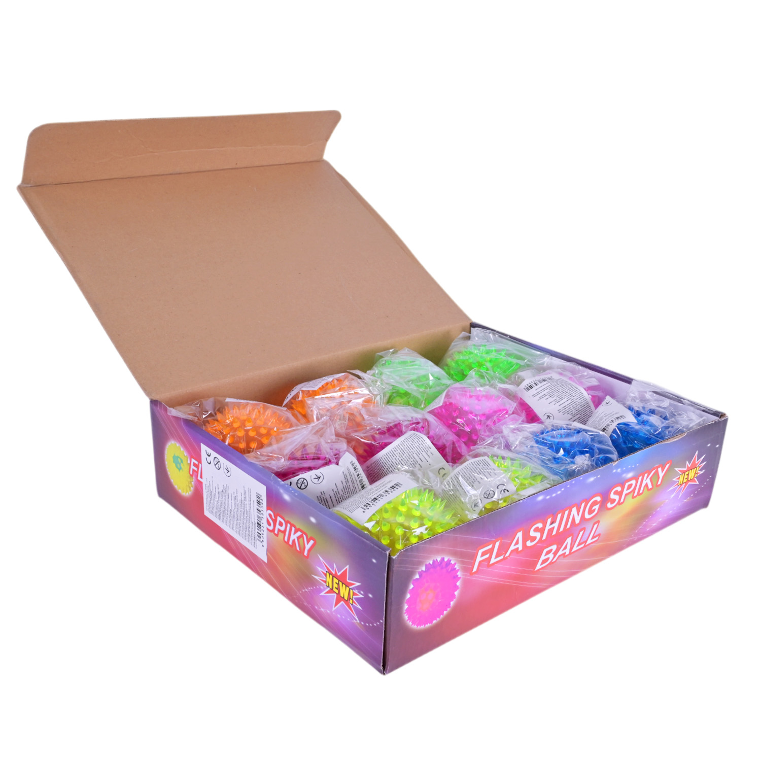 Пострибунчик арт. PR2509 (288шт) 7,5 см світло, кожен у пакеті,12 шт у дісплеї