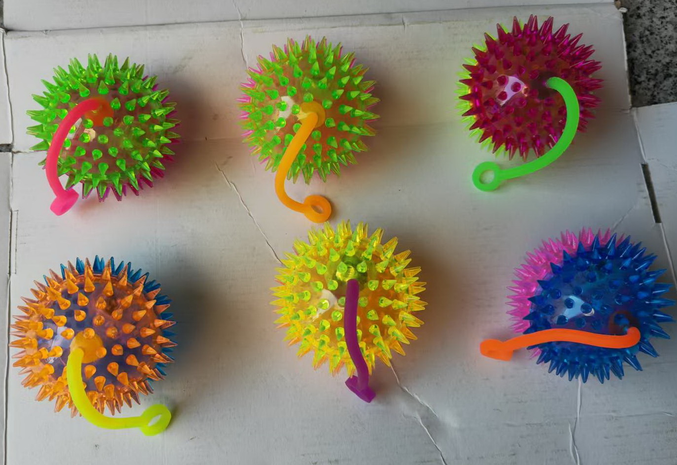 Пострибунчик арт. PR2510 (288шт) 7,5 см світло, кожен у пакеті,12 шт у дісплеї