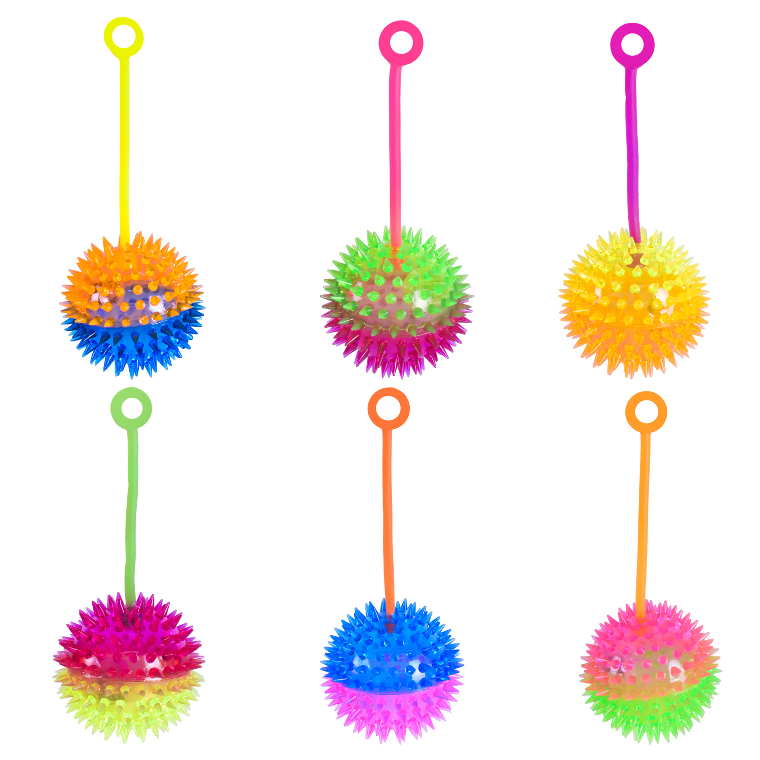 Пострибунчик арт. PR2510 (288шт) 7,5 см світло, кожен у пакеті,12 шт у дісплеї