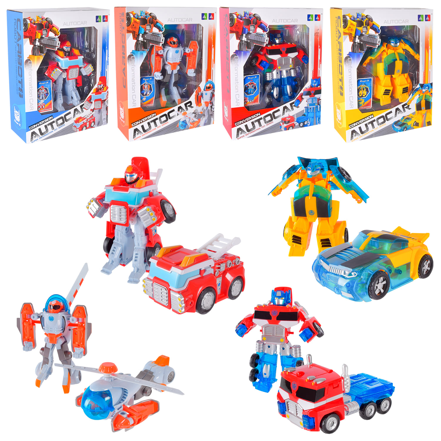 Трансформер арт. BX-11A/12A/13A/14A (24шт/2) 4 види мікс,короб. 32,5*25*10см