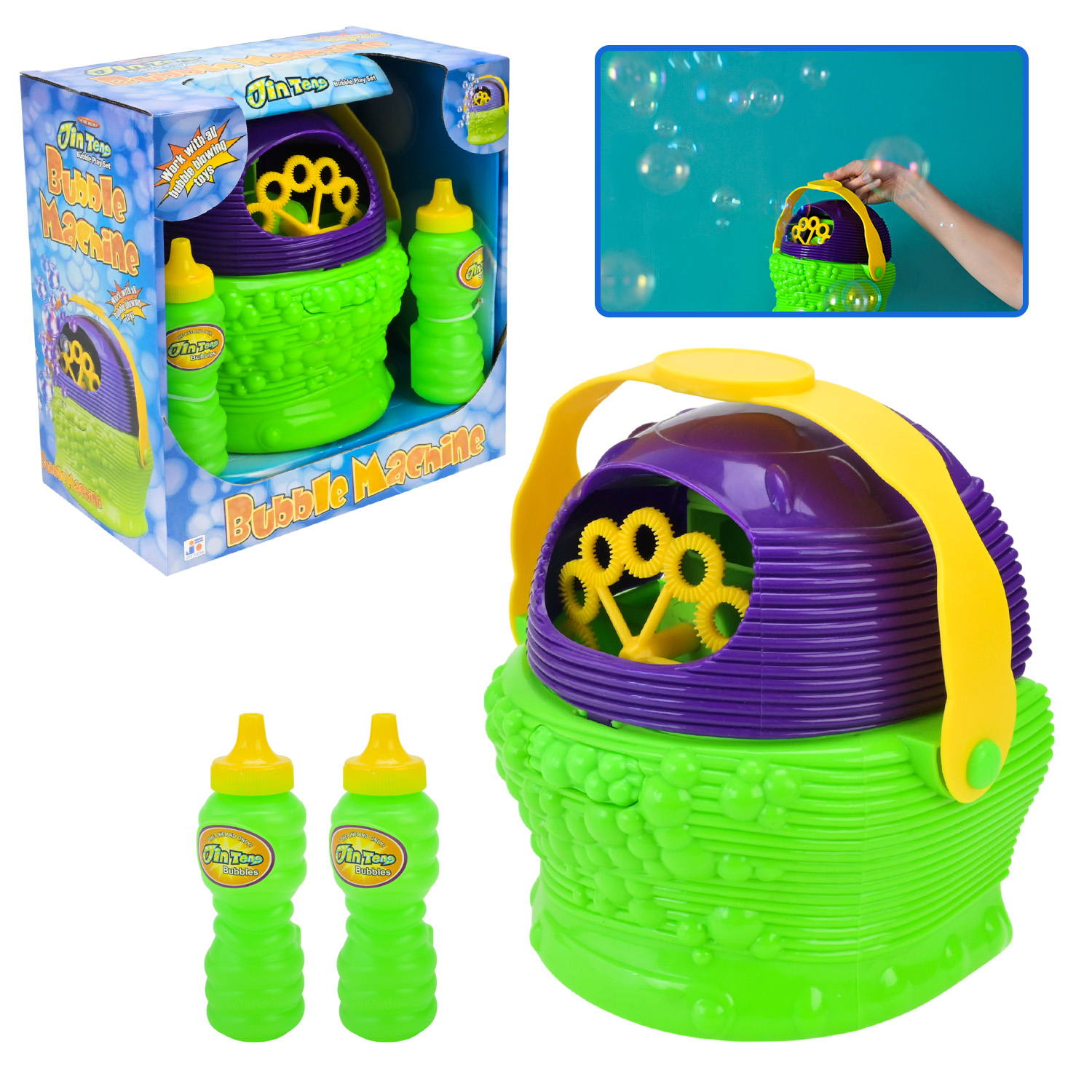 Генератор мильних бульбашок арт. 32838A (12шт) батар. 24,2*25 см короб. 24,2*14*25 см