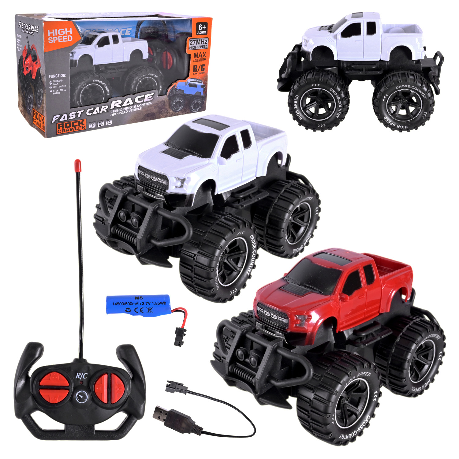 Машина р/к акум. арт. YS803-3 (96шт/2)2 кольори,короб. 22*12*12, 5см