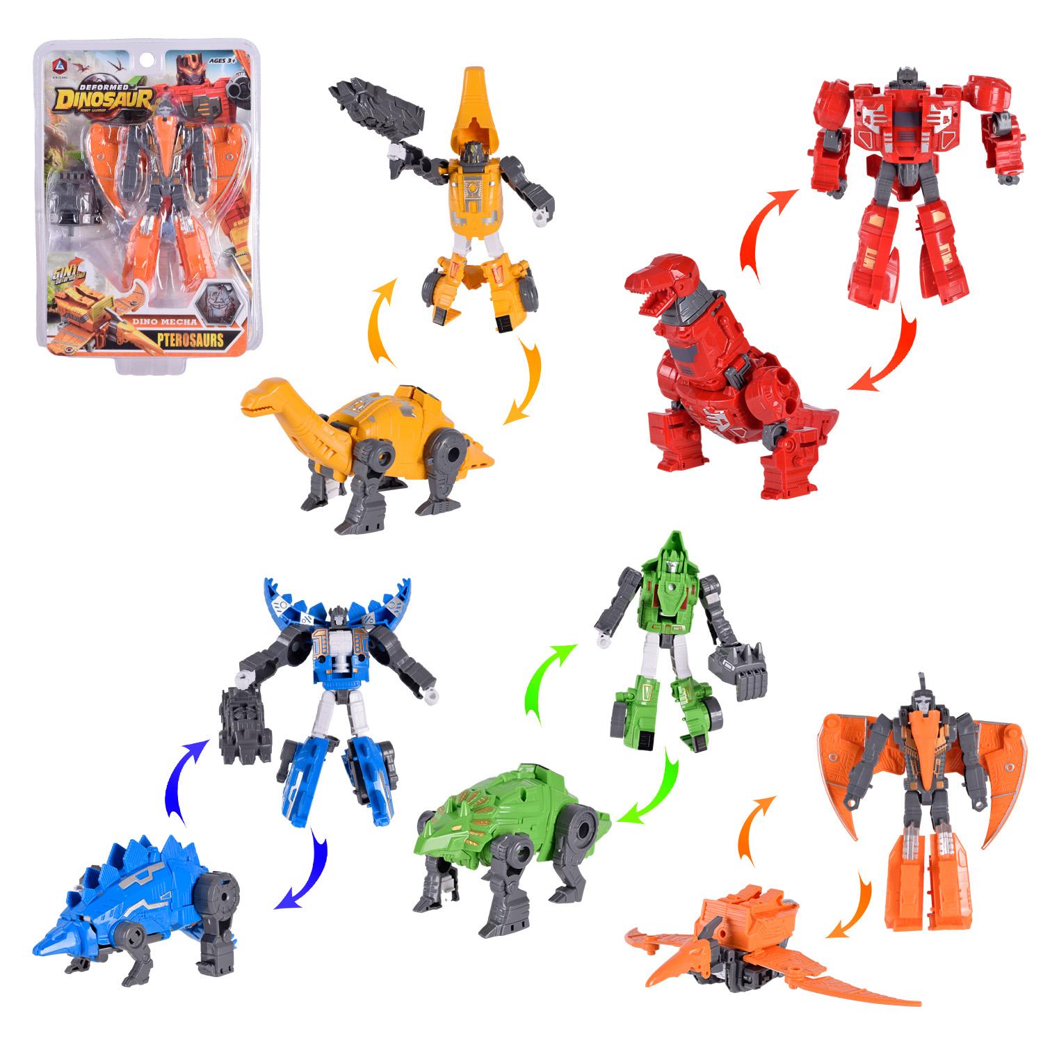 Трансформери арт. HD86 (120шт/2) 5 видів,планшет. 21*15*7см