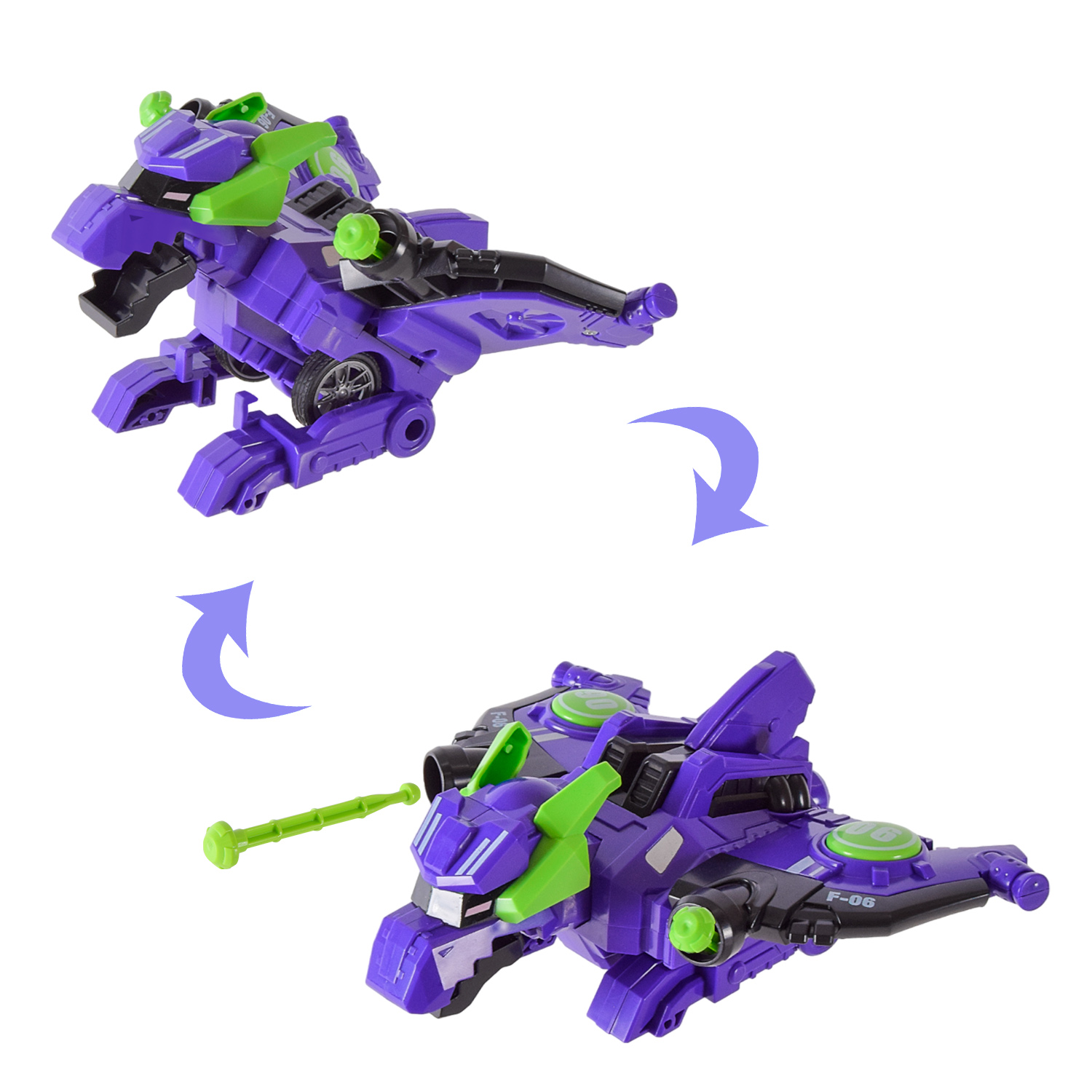 Машина-трансформер арт. 7705A (72шт/2) 3 види,короб. 16,2 * 15,2 * 12см