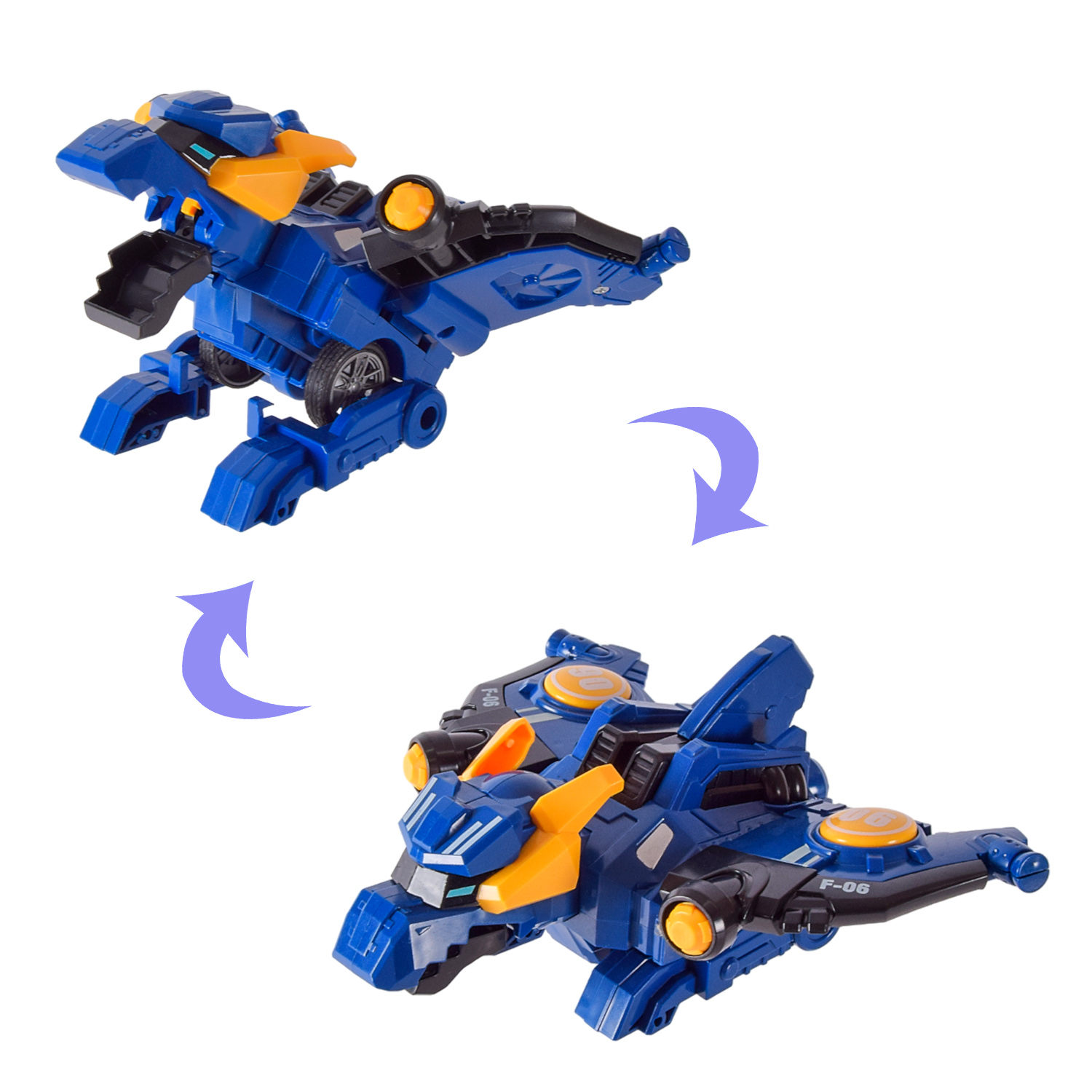 Машина-трансформер арт. 7705A (72шт/2) 3 види,короб. 16,2 * 15,2 * 12см