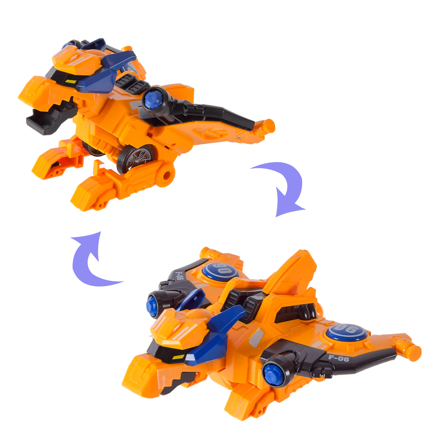 Машина-трансформер арт. 7705A (72шт/2) 3 види,короб. 16,2 * 15,2 * 12см