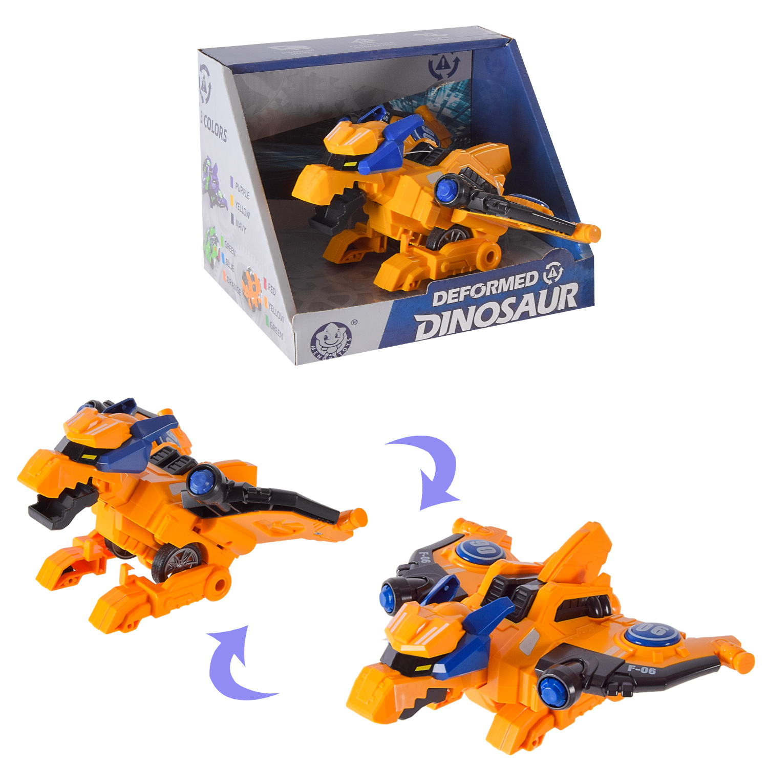 Машина-трансформер арт. 7705A (72шт/2) 3 види,короб. 16,2 * 15,2 * 12см