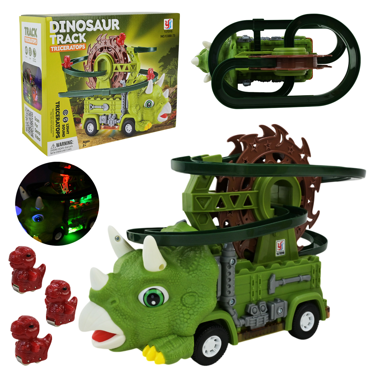 Трек батар. арт. YJ388-73 (48шт/2) свiтло,звук,короб.  24*11,3*19,7см