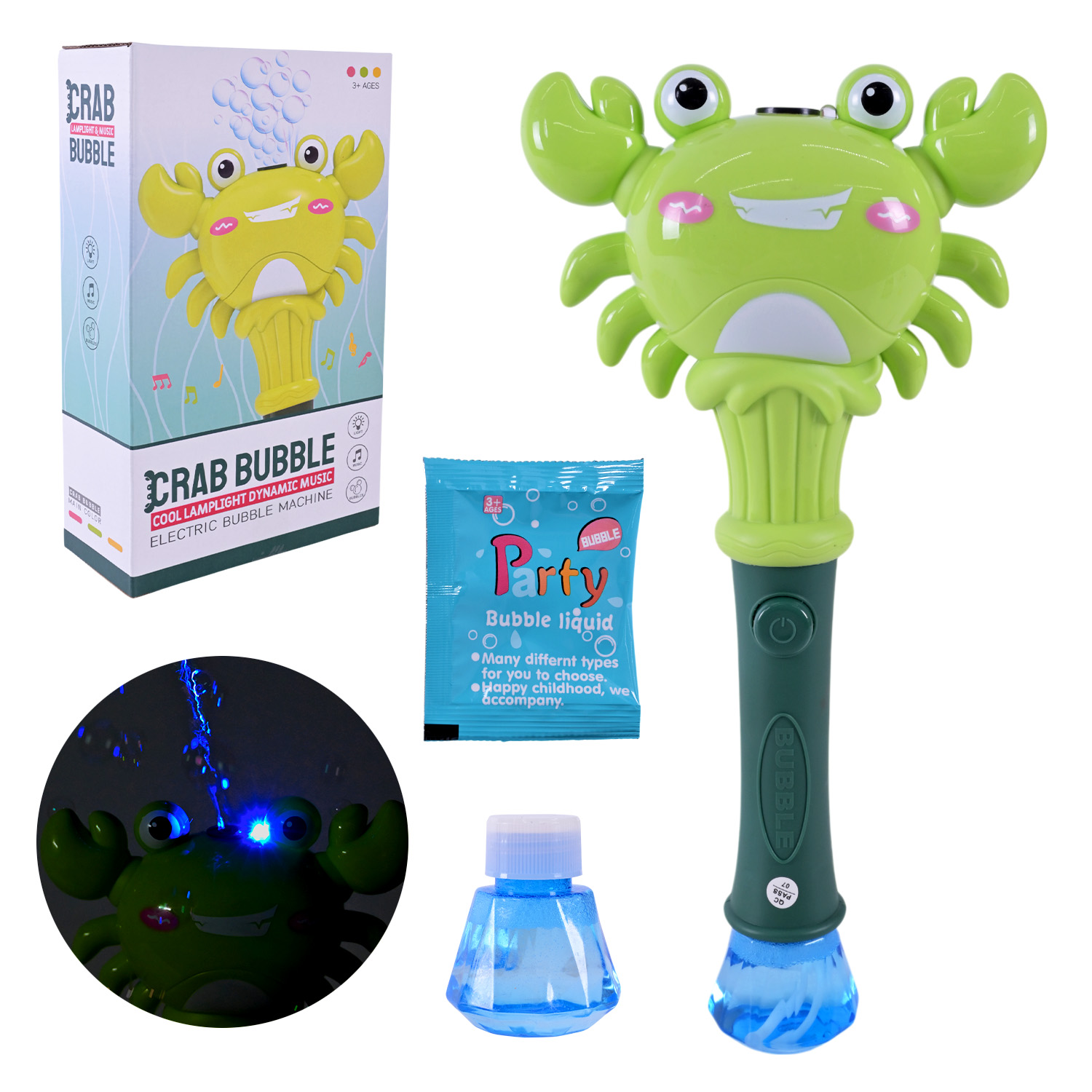 Мильні бульбашки арт. KB1135 (80шт)  магічна паличка батар. 27,4 см короб.