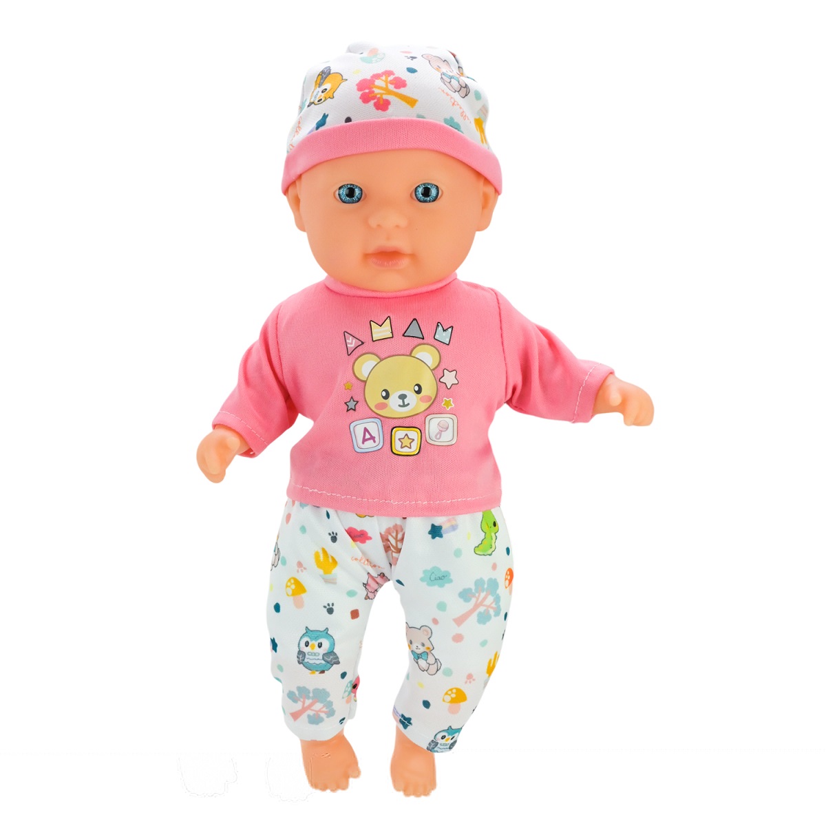 Пупс "Чудо Малюк" арт. PL-524-105 (24шт/2) м'яконабивний, муз, аксес короб. 25*10*33 см