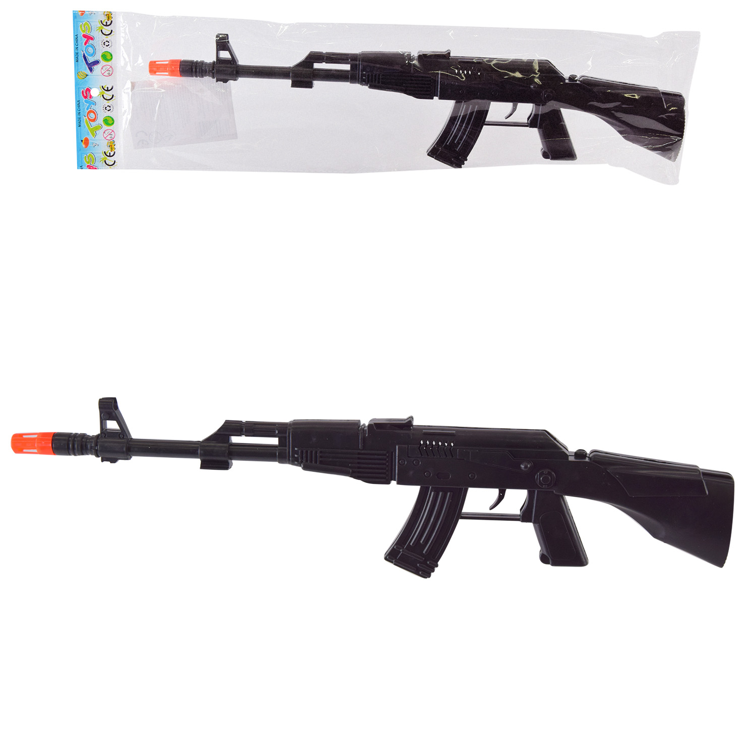 Автомат-трещітка арт. 777-1 (384шт/2) пакет Розмір іграшки: 45,5*9,5см. Розмір упаковки : 47,5*12см