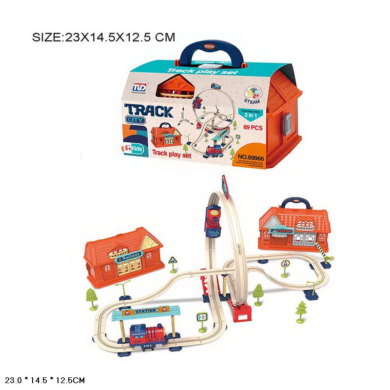 Трек арт. 89966 (48шт/2) батар валіза 23*14,5*12,5см