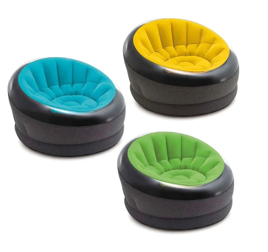Крісло надувне 68582 (3шт)3 кольори 112*109*69 см