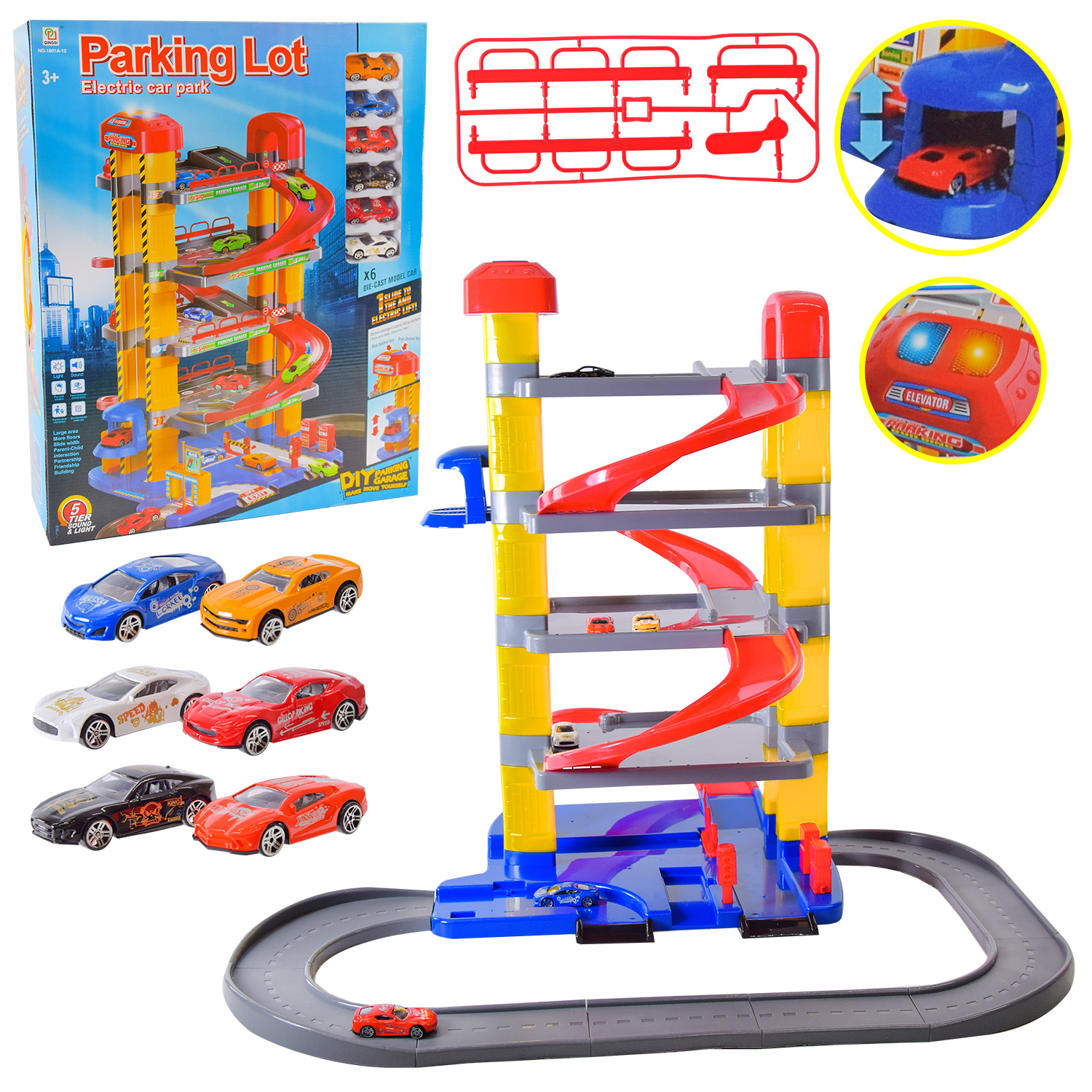 Паркінг арт. 1801A-12 (5шт) 5-ти рівневий, короб. 49*15*60см