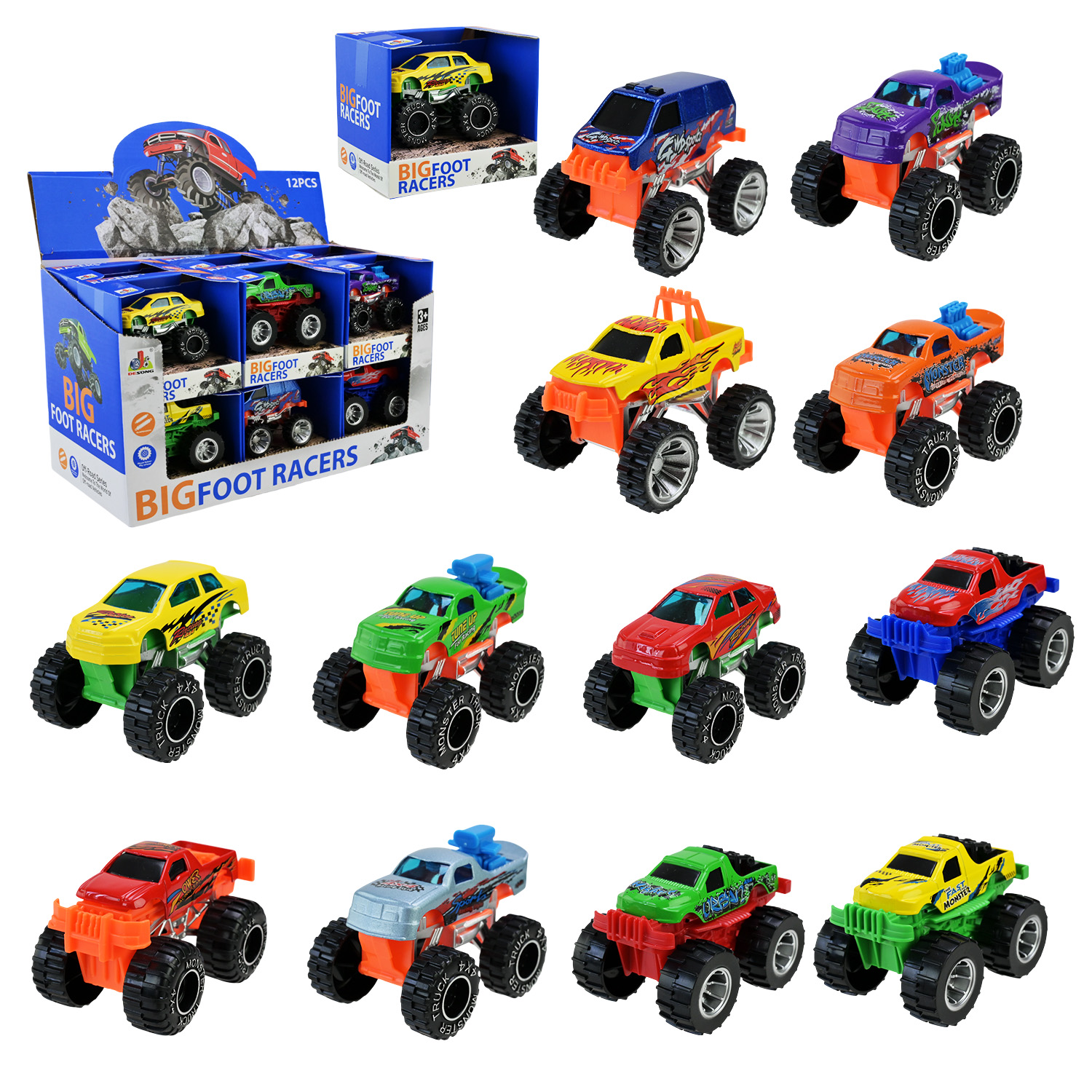 Машина метал арт.DS034 (288шт/2) 12шт в дисплее,размер дисплея 30,5*18*14,5см короб 2,5*7*8 см