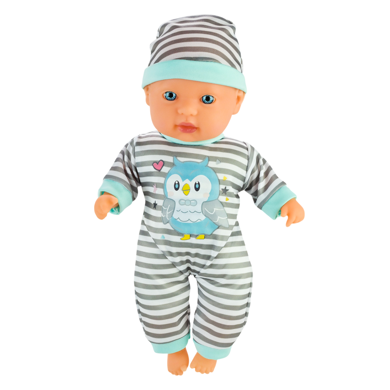 Пупс "Чудо Малюк" арт. PL-524-106 (24шт/2) м'яконабивний, муз, аксес короб. 25*10*33 см