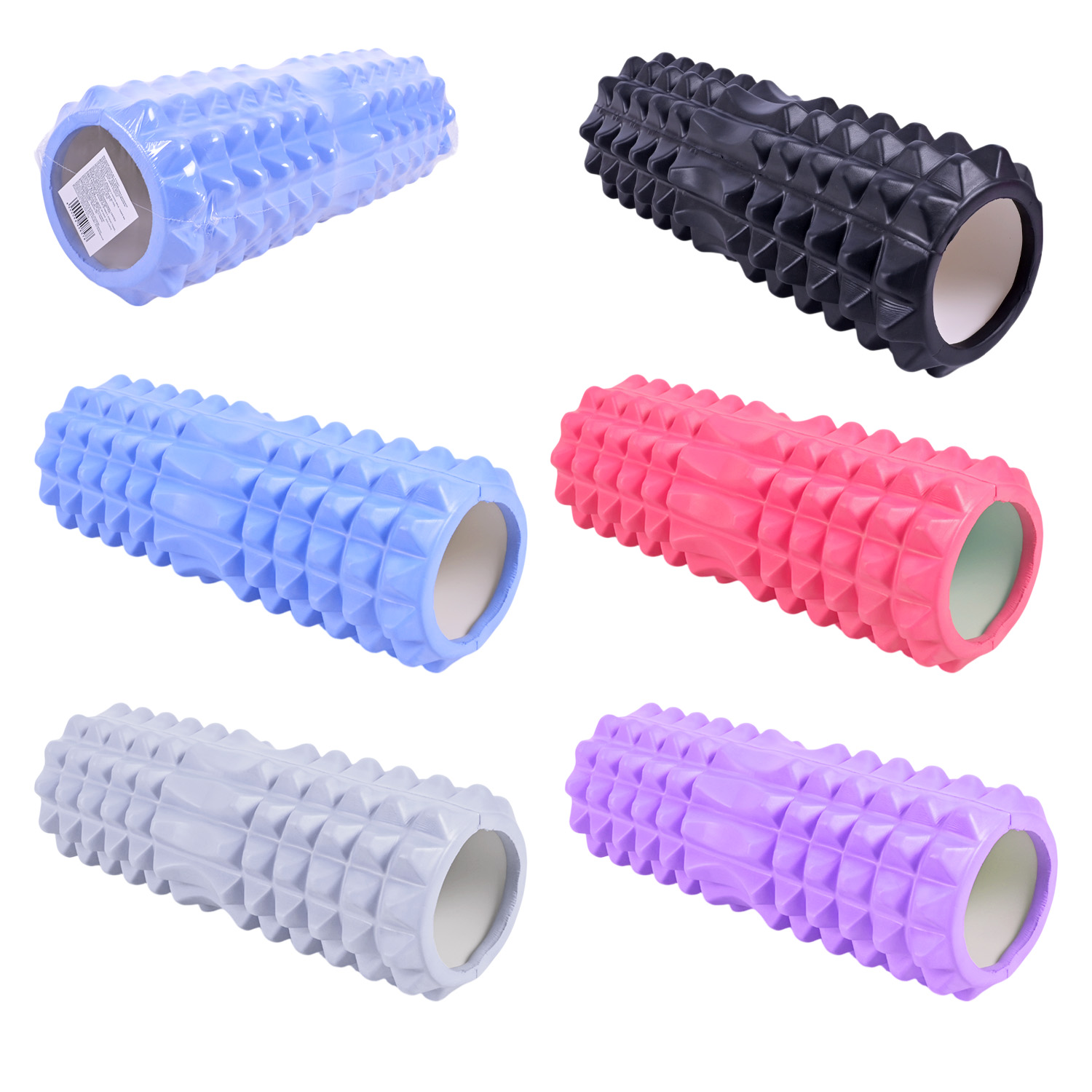 Масажний ролик арт. FT0857 (10шт)  33*12 см, EVA  5кольорів