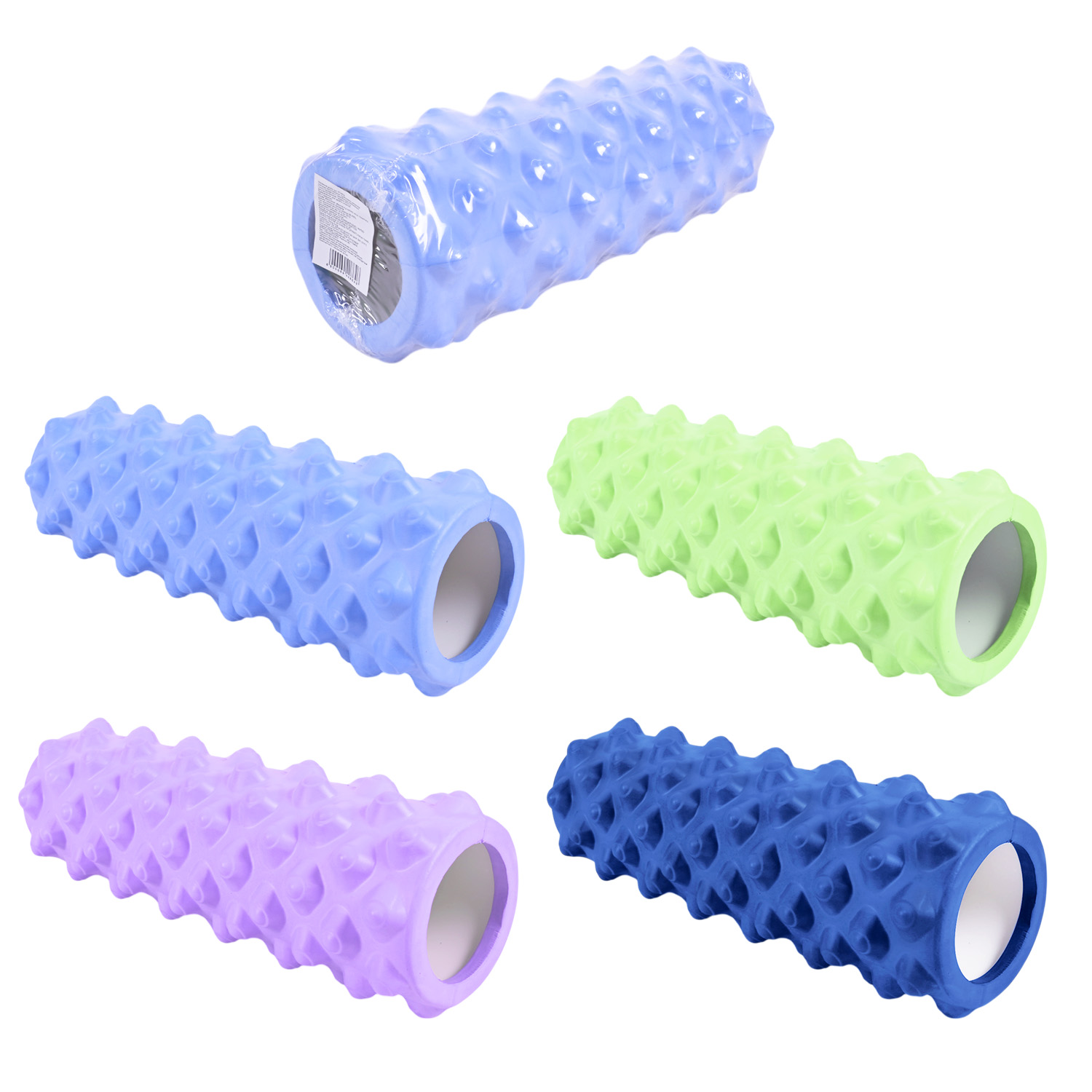 Масажний ролик арт. FT0859 (10шт) 33*15 см, EVA 4 кольори