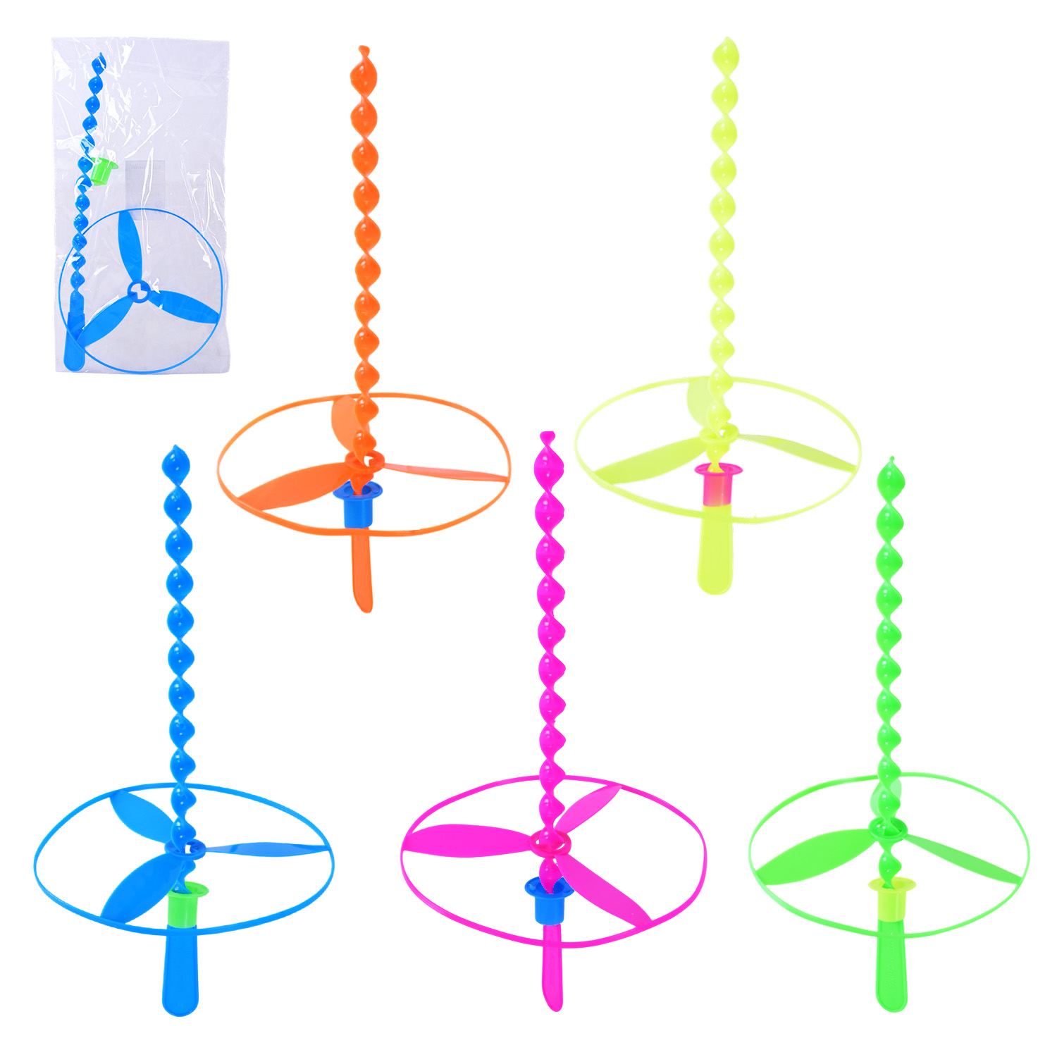 Запускалка арт. LS3671 (1000шт)  зі світлом,17 см,4 кольори у пакеті 30 см, 20*32 см