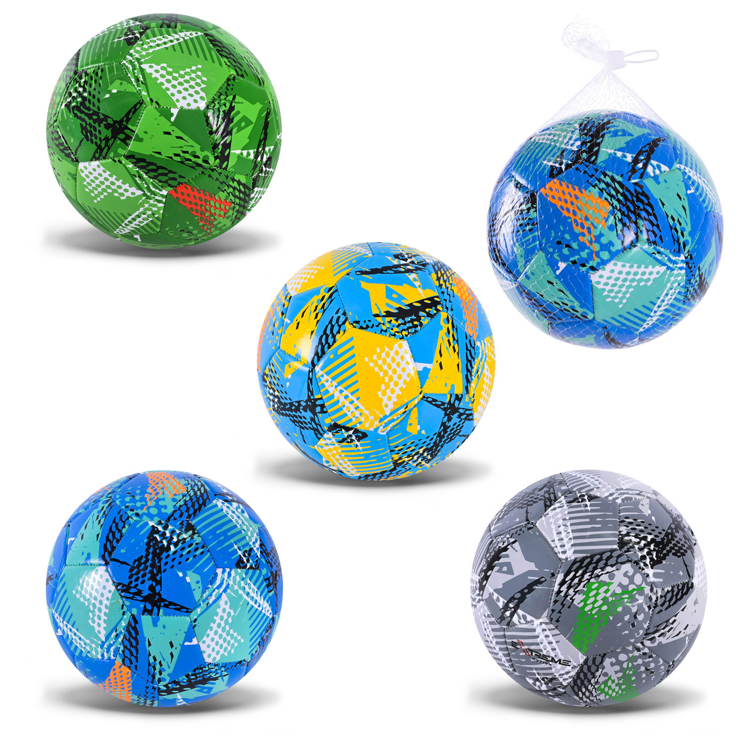 М'яч футбольний арт. FB25618 (60шт)   №5, EVA 350 гр,4 кольори