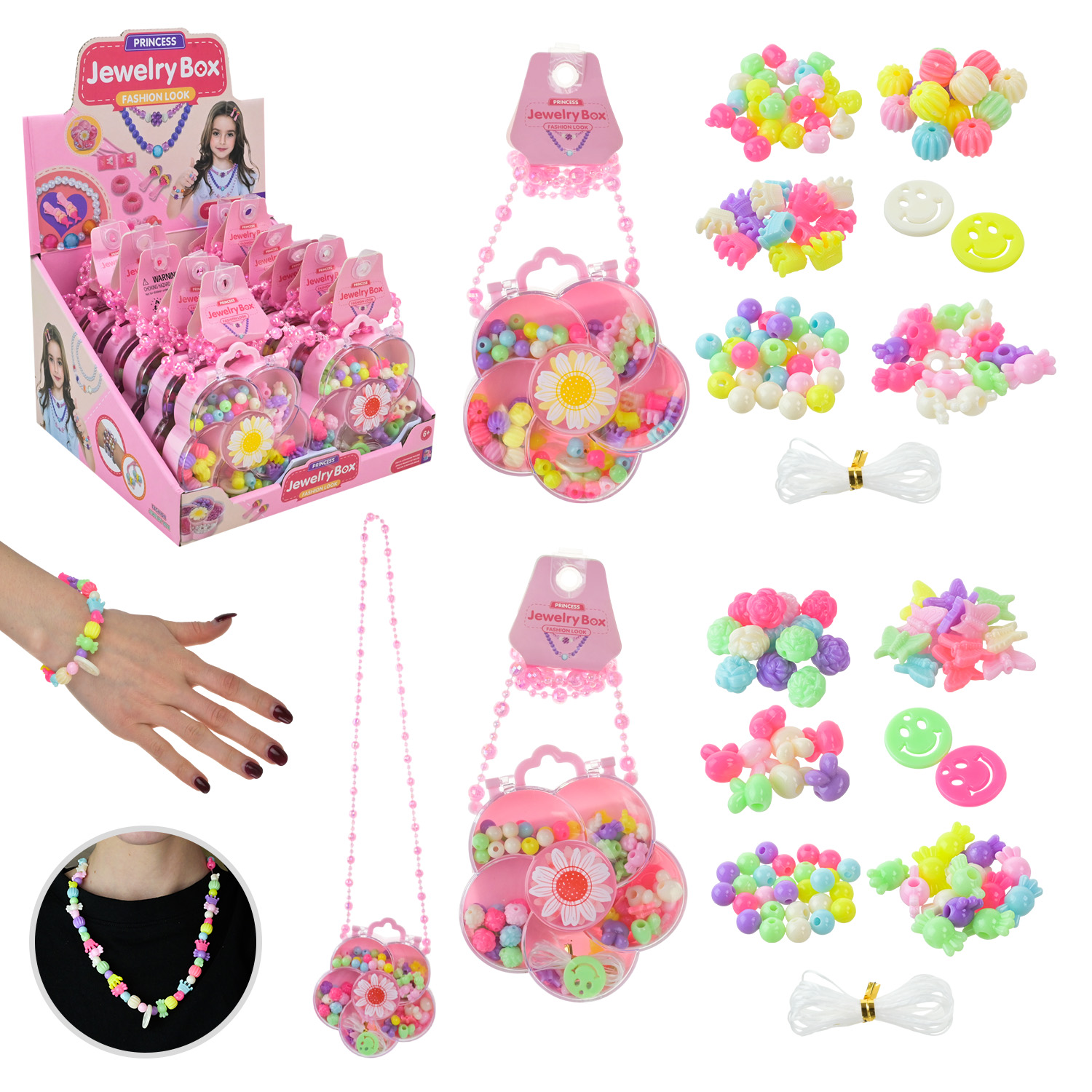 Бісер арт. 2363-132C (144шт/2) р-р 10*2,8*10см,12 боксів по 12шт,короб. 12*10,5*2,5 см., дисплей бокс 23*21,5*15 см