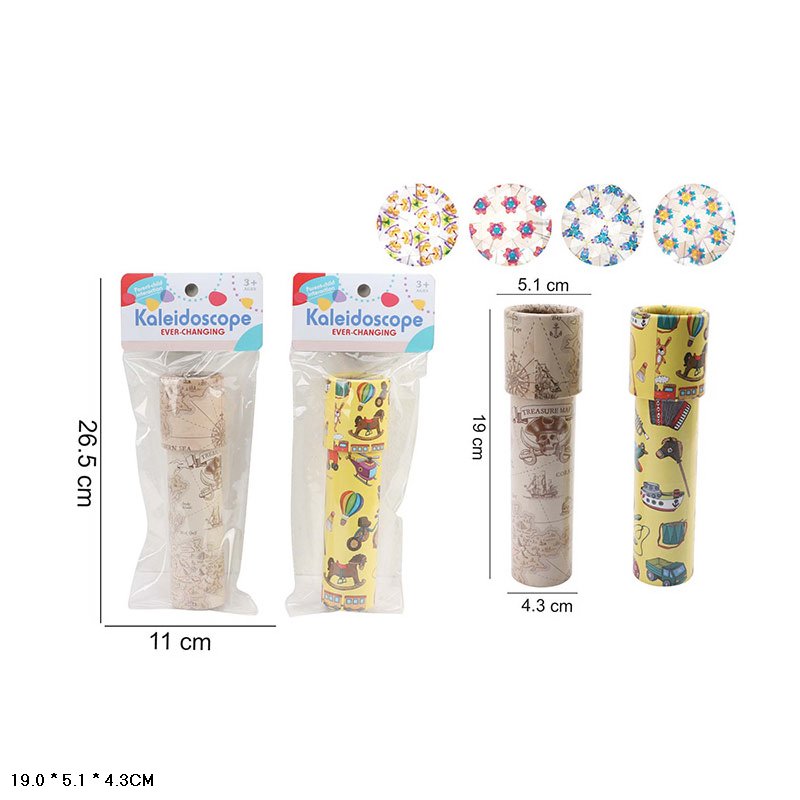 Калейдоскоп арт. 1806E2 (192шт/2) р-р 4,3*19см, 2 види мікс, у пакеті 11*26,5 см.