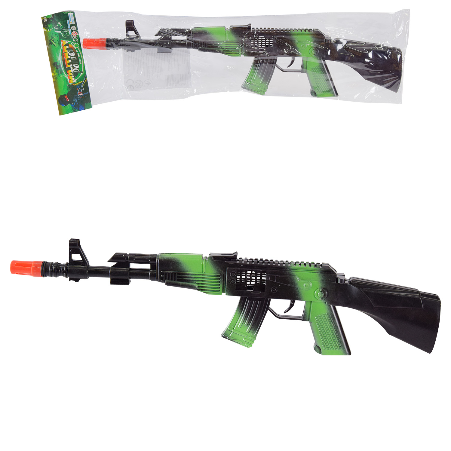 Автомат-трещітка арт. M17-2 (408шт/2)    пакет 42*9,5*3см