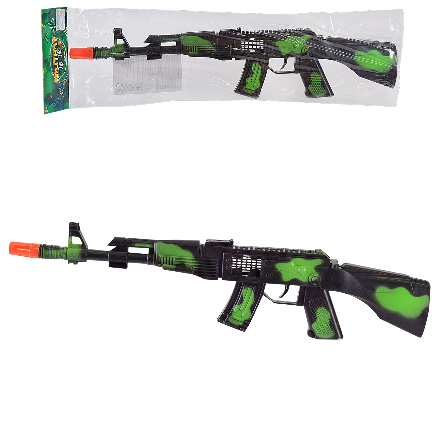 Автомат-трещітка арт. M17-3 (408шт/2)    пакет 42*9,5*3см