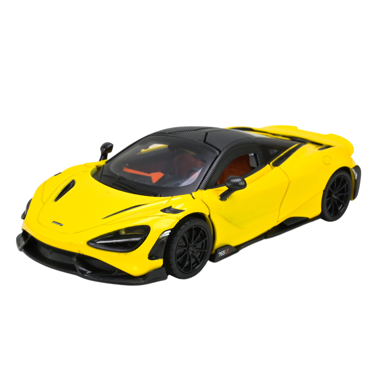 Машина металл 68709A (48шт/2) "АВТОПРОМ",1:3 "McLaren 765 LT",батар, свет,звук,откр.двери,в коробке 18*9*8 см