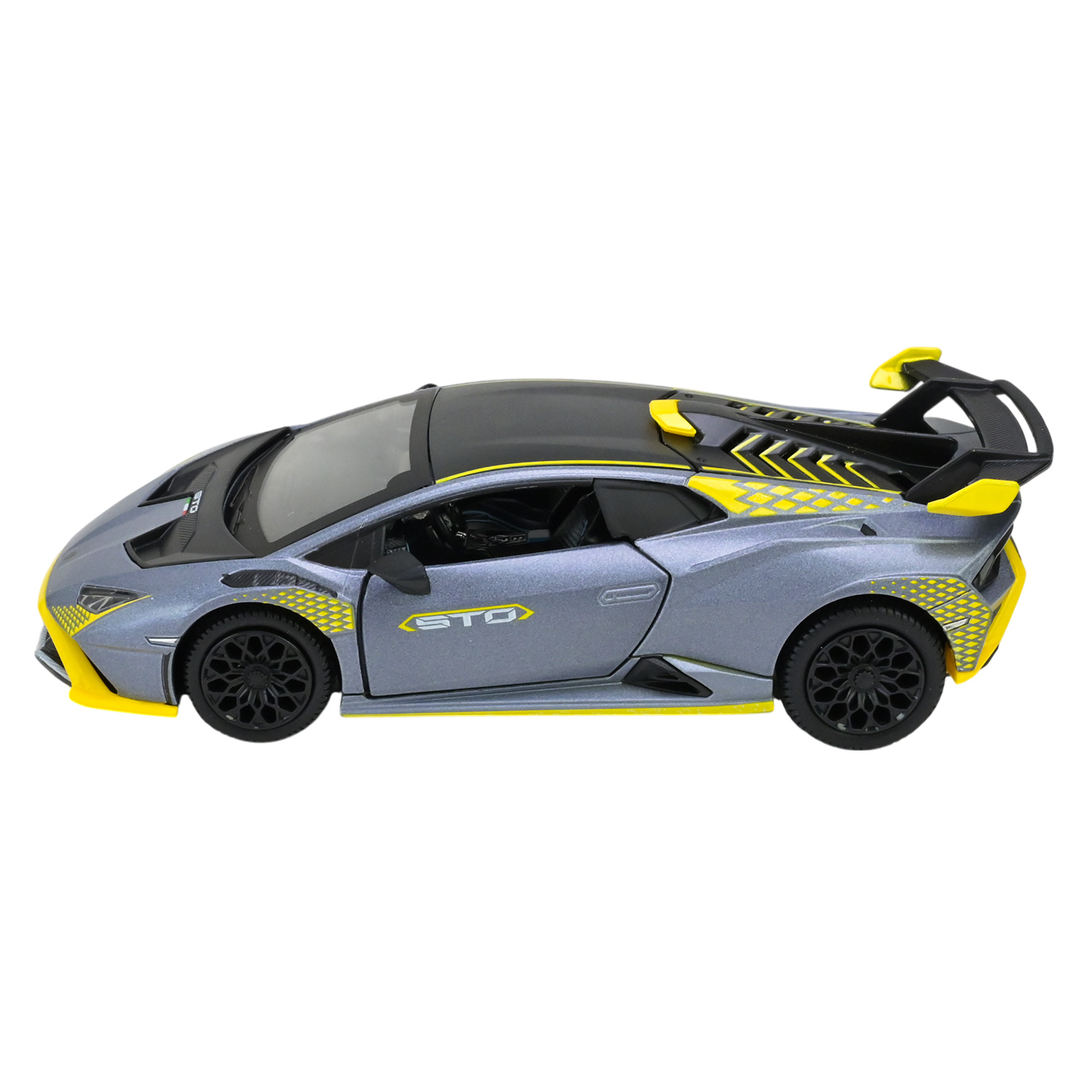 Машина металл 68716AG (48шт/2) "АВТОПРОМ",1:32 "Lamborghini STO",батар, свет,звук,откр.двери,в коробке 18*9*8 см