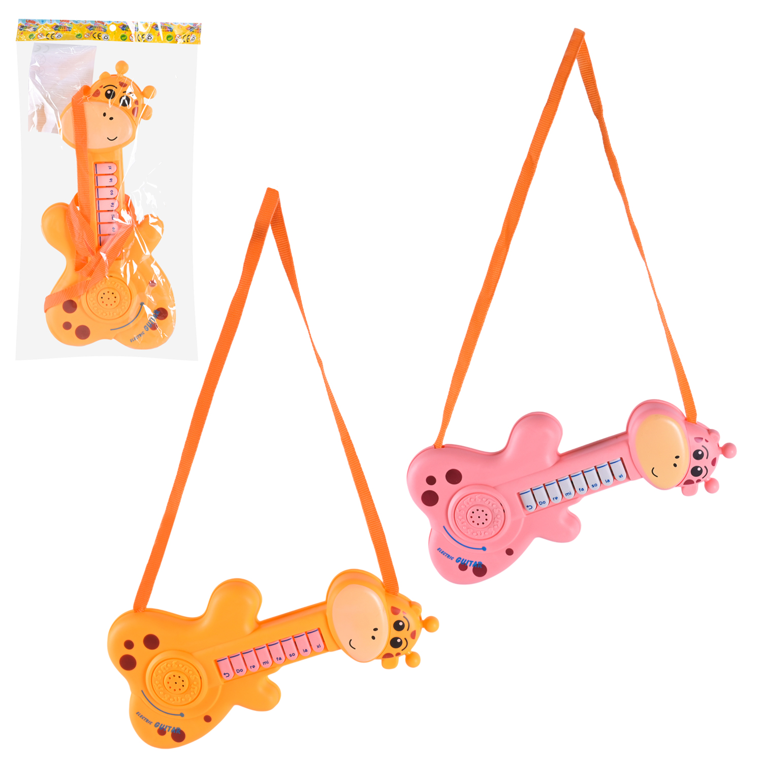 Гітара-орган 168-21A  (288шт/2) батар, 2 кольори мікс, пакет 18,5*3,5*31 см