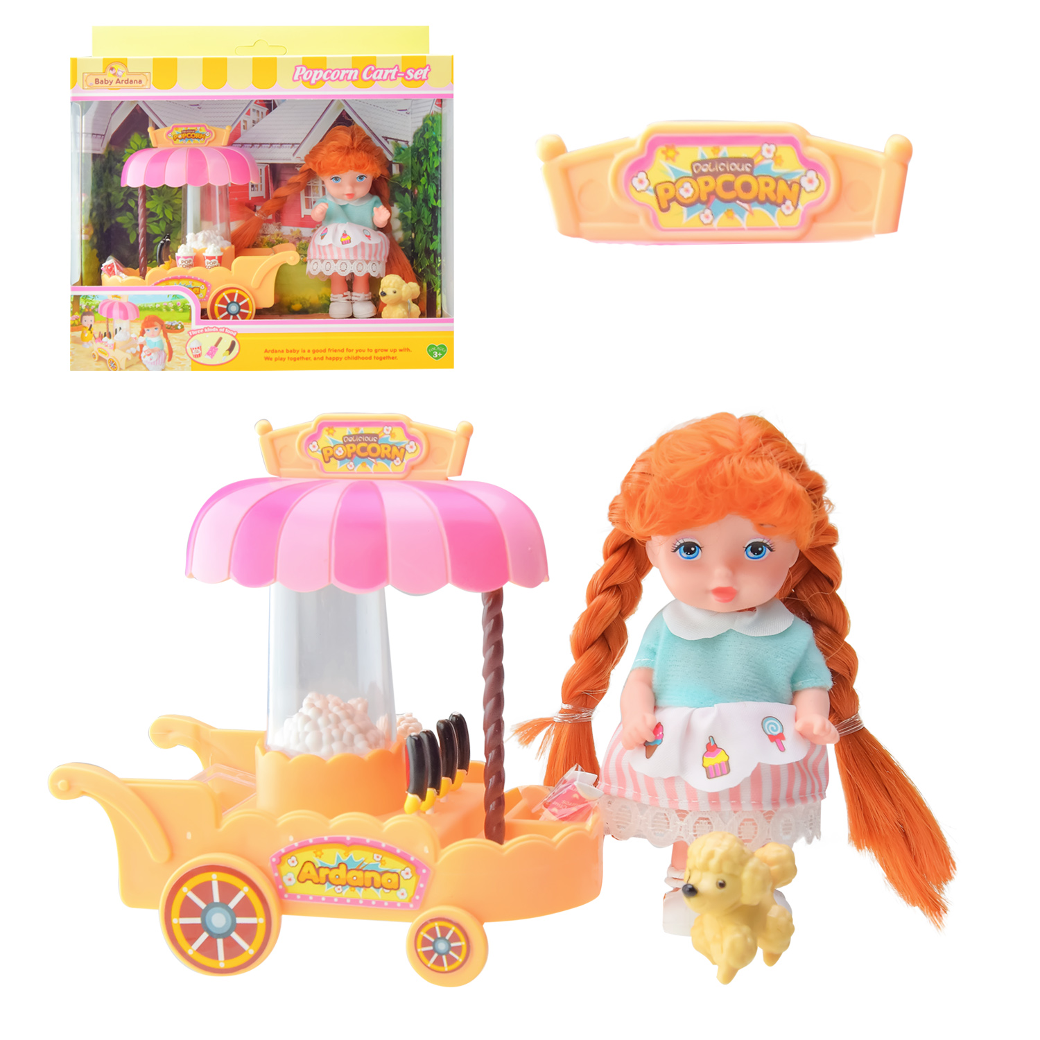 Лялька мал. арт. A656 (96шт/2) аксес, короб. 21*22*8 см