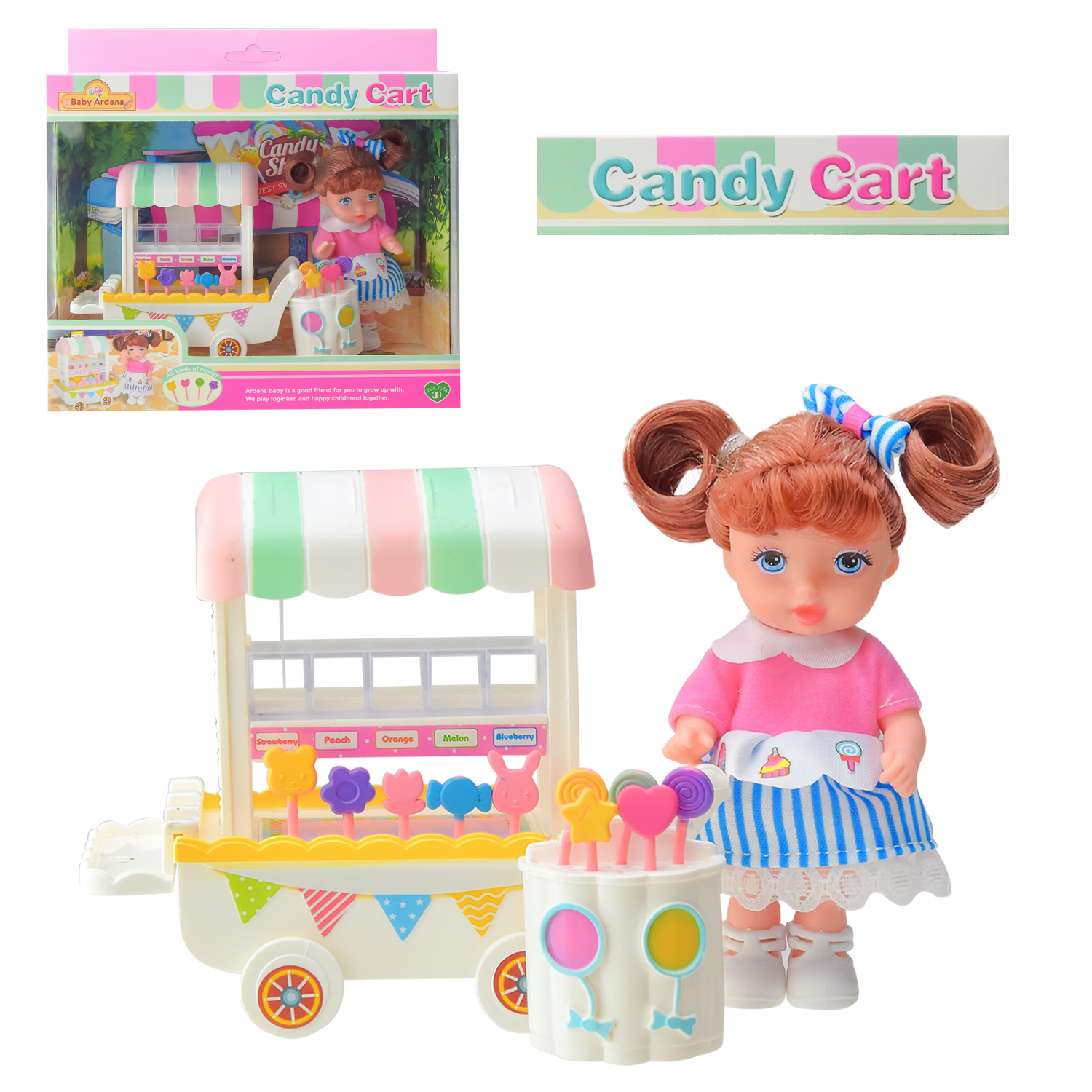 Лялька мал. арт. A657 (96шт/2)  аксес, короб. 21*22*8 см