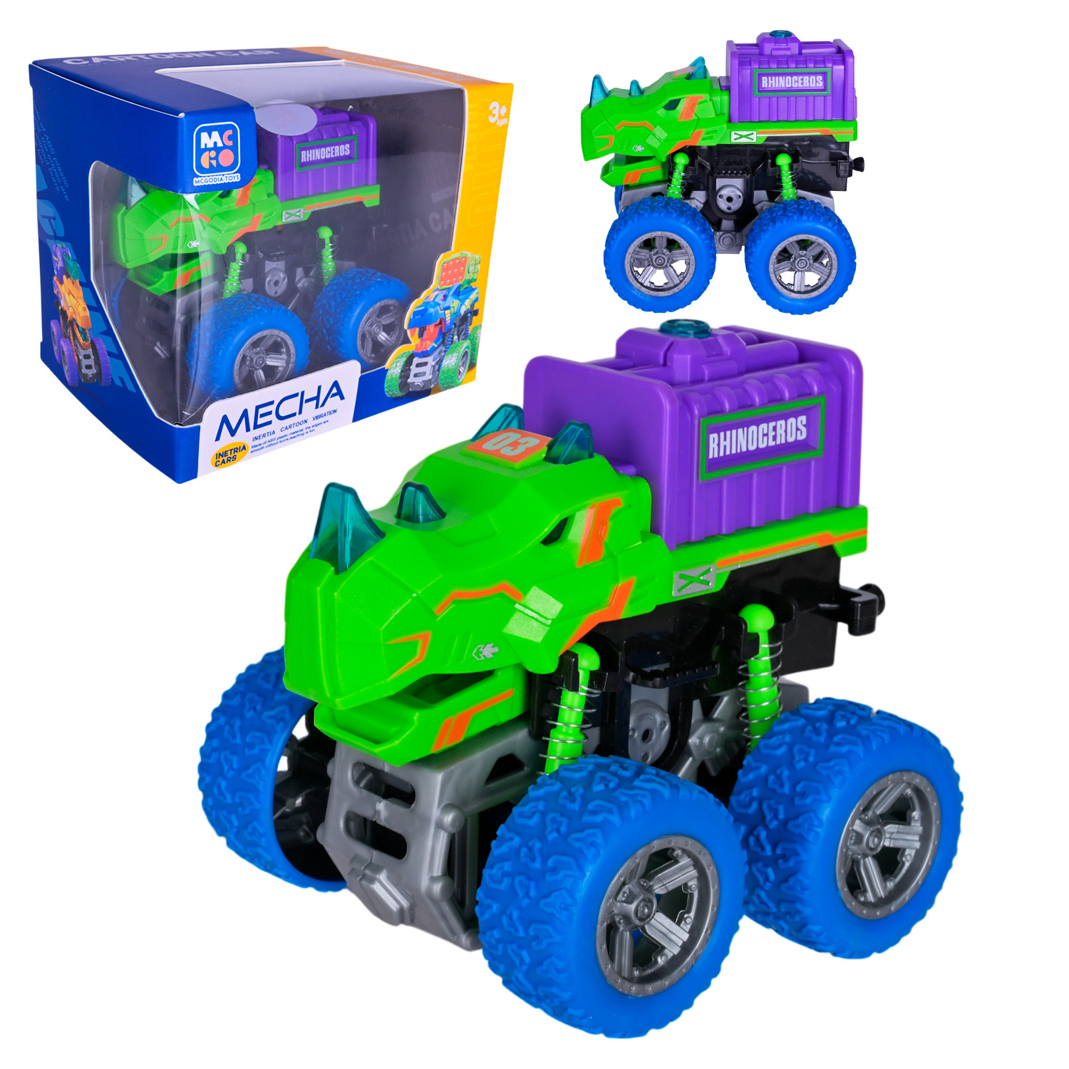 Машини арт. D500-21B (144шт/2) батар. короб. 13,5*11,5см