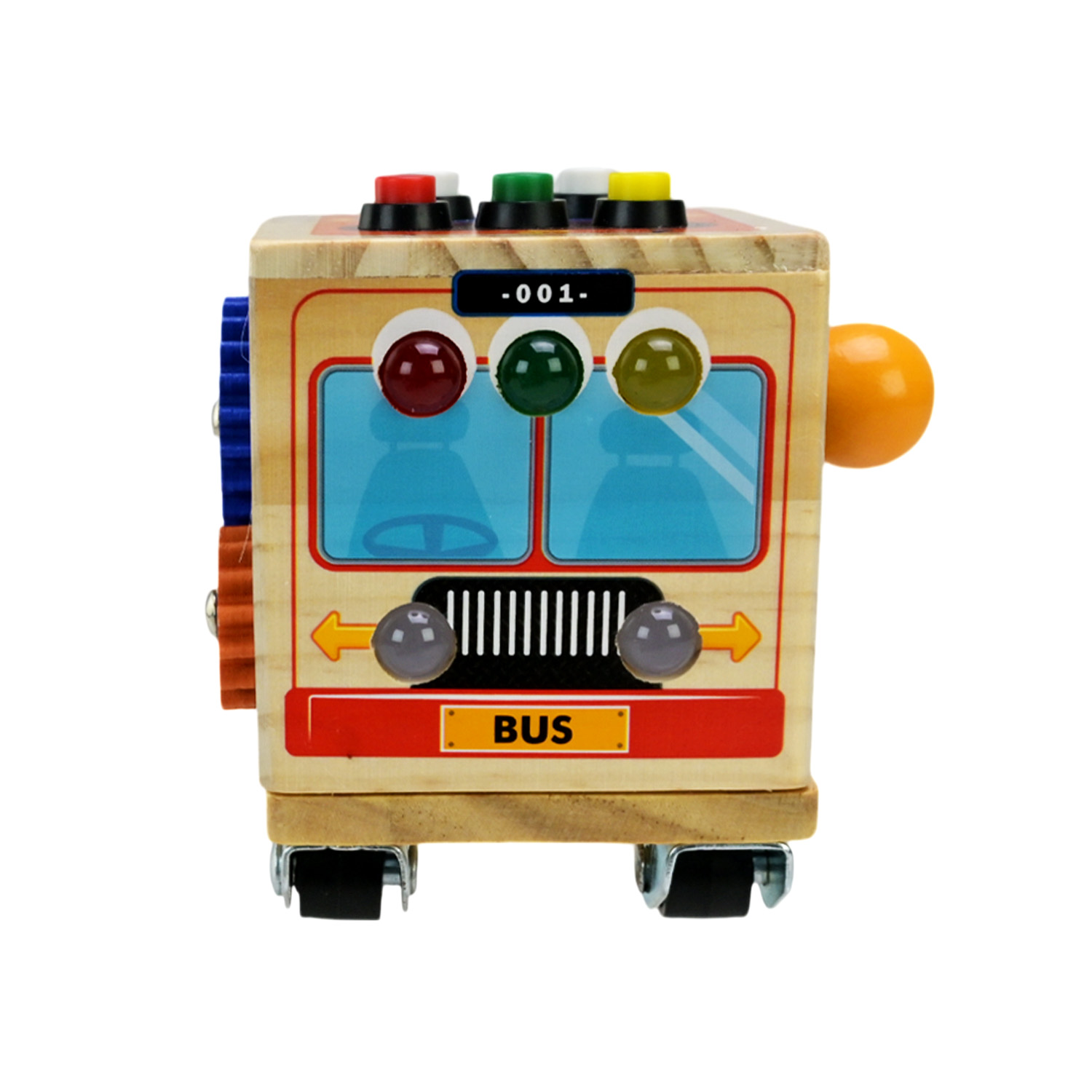 Дерев'яна іграшка арт. C15044 (60шт) бізі куб в коробці 11*11*8,5см