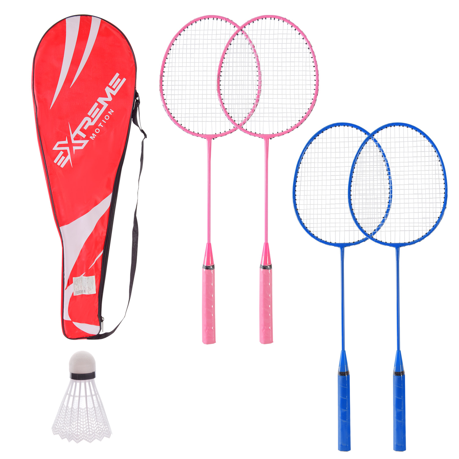 Бадмiнтон арт. BD24162 (50шт) 2 ракетки+ волан у чохлі 65 см